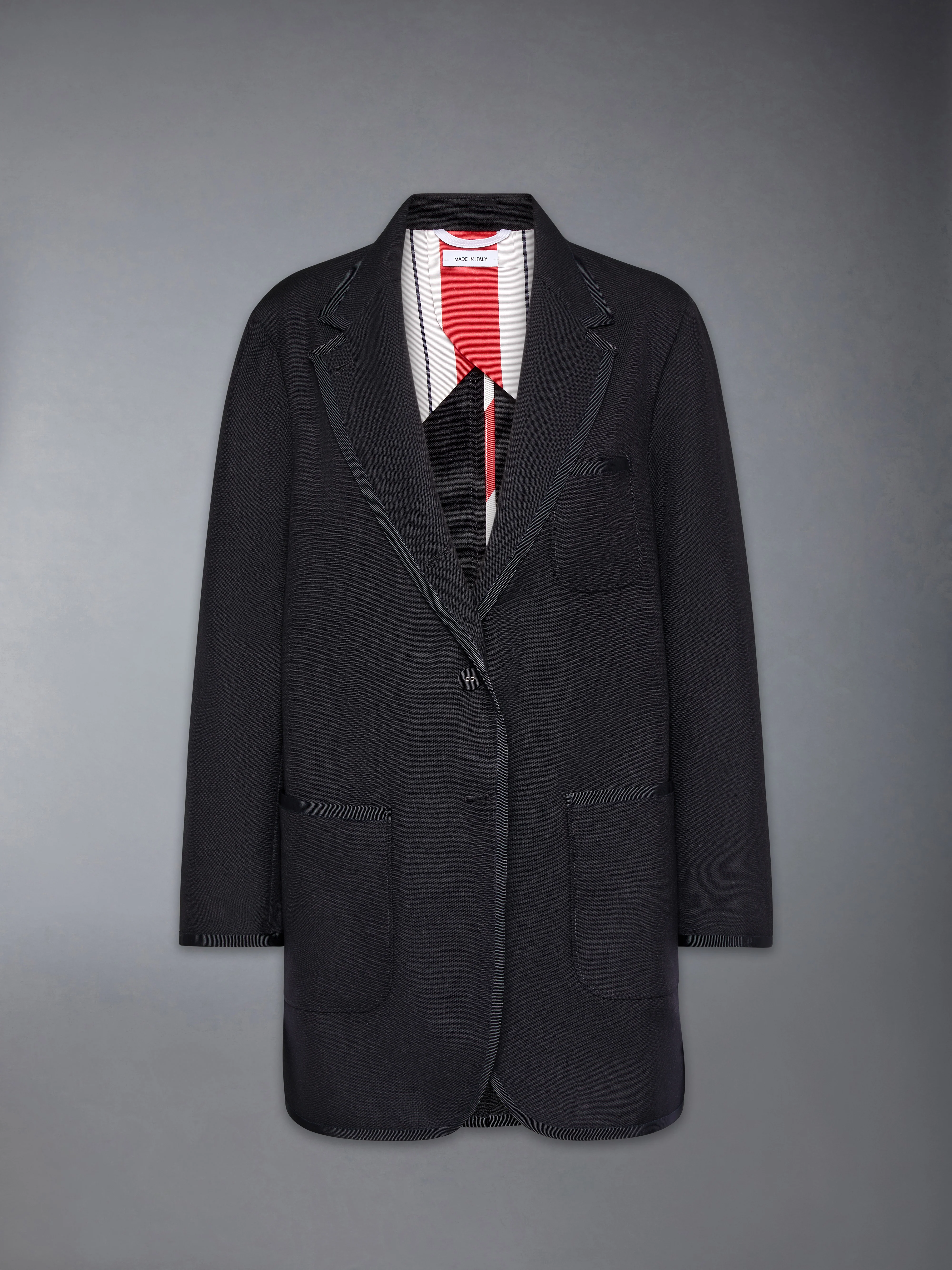3-Ply Mohair Oversized Sack Sport Coat - Image 7