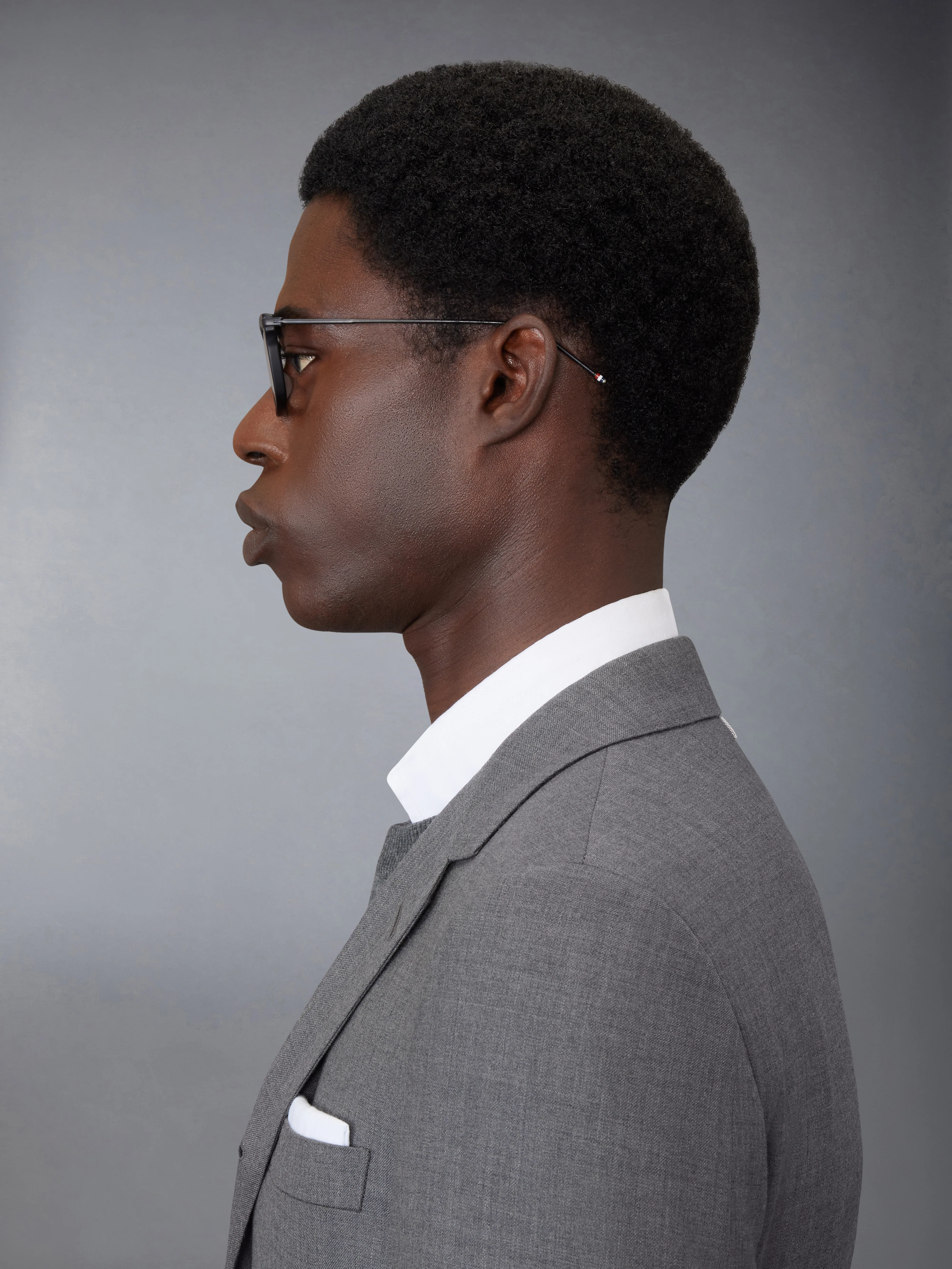 ACETATE AND TITANIUM RECTANGULAR EYEGLASSES - Image 5