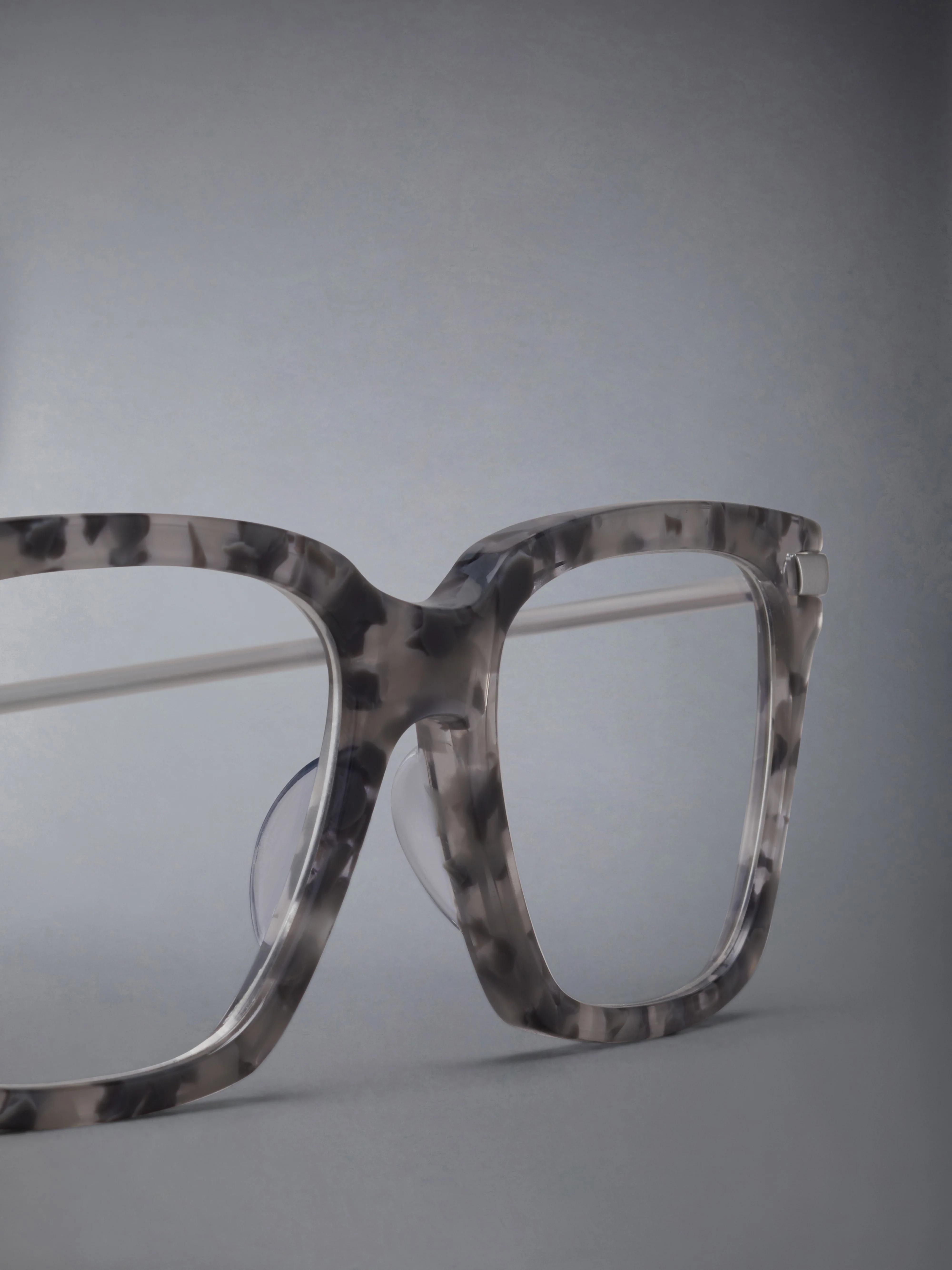 ACETATE AND TITANIUM RECTANGULAR EYEGLASSES - Image 7