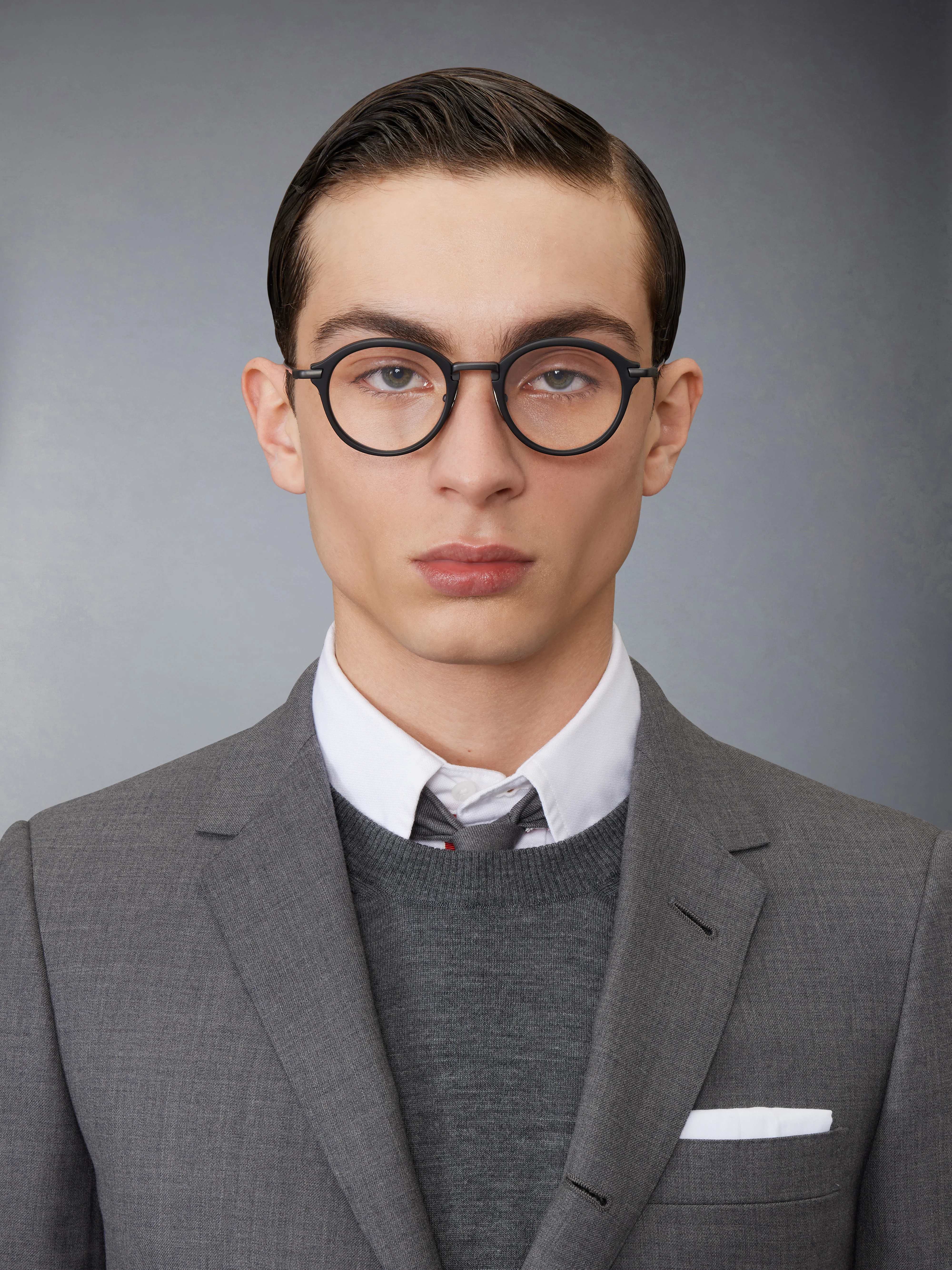 ACETATE AND TITANIUM ROUND EYEGLASSES - Image 3