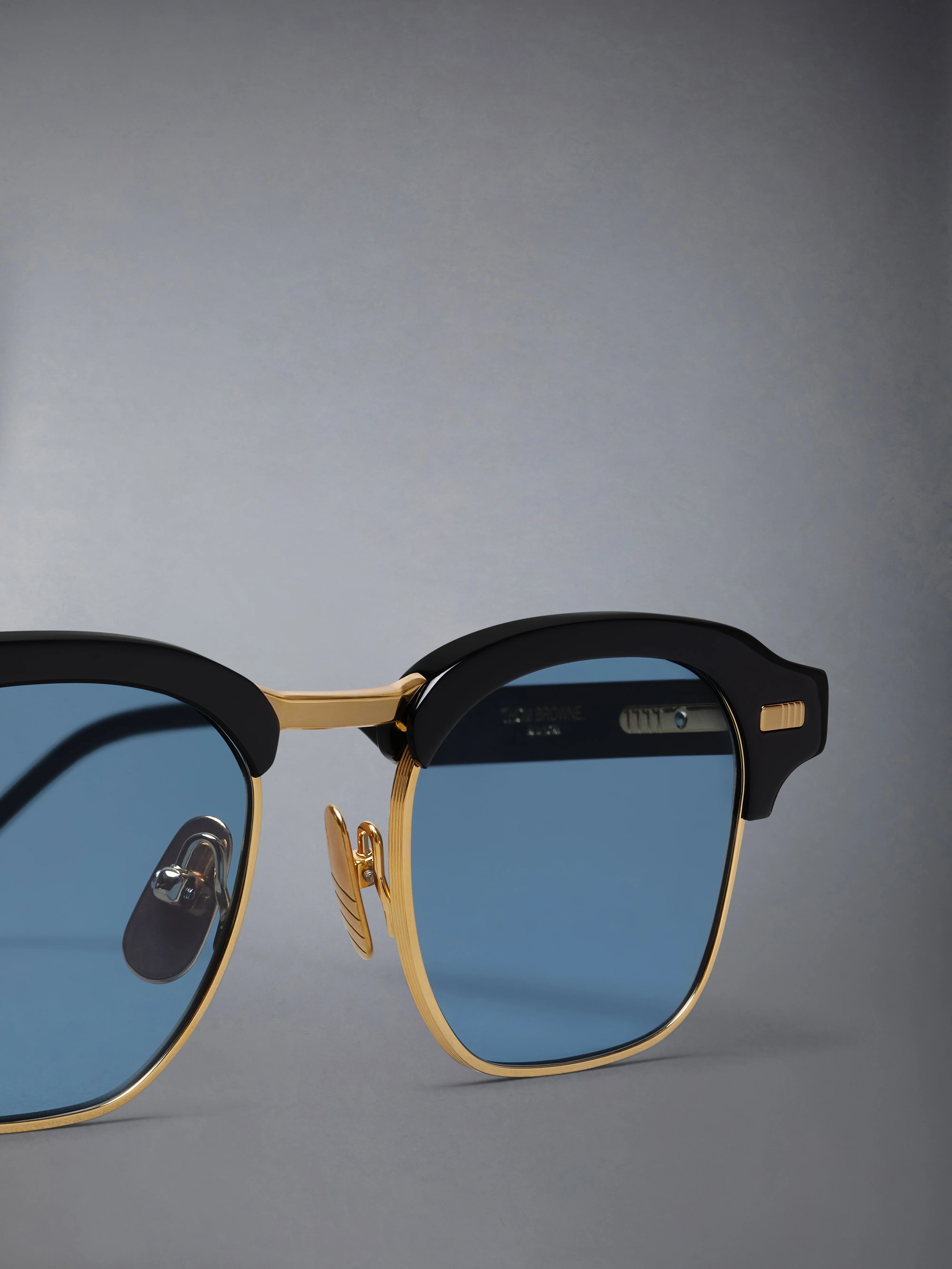 ACETATE AND TITANIUM SQUARE SUNGLASSES - Image 3
