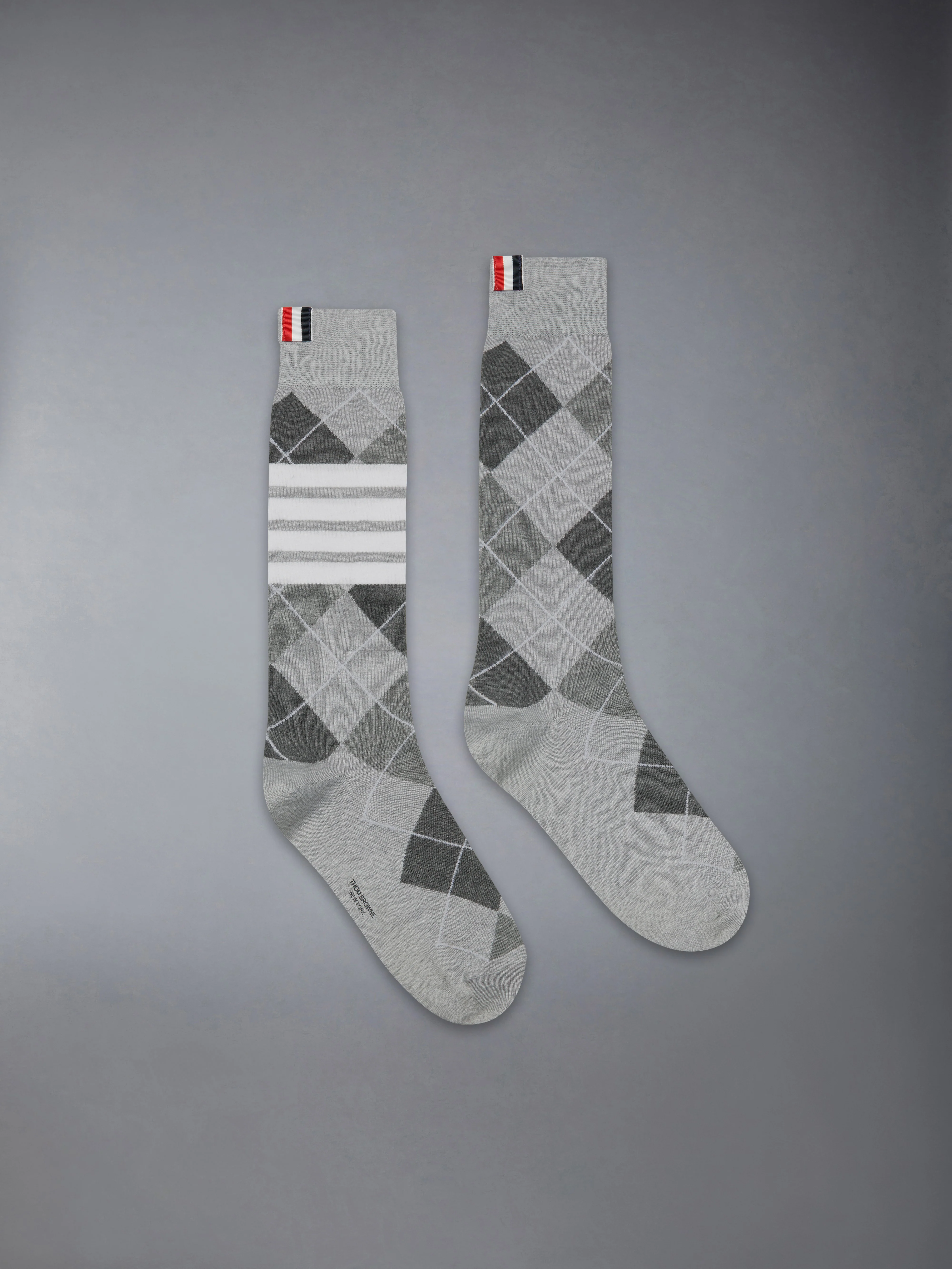 ARGYLE 4-BAR OVER THE CALF SOCKS