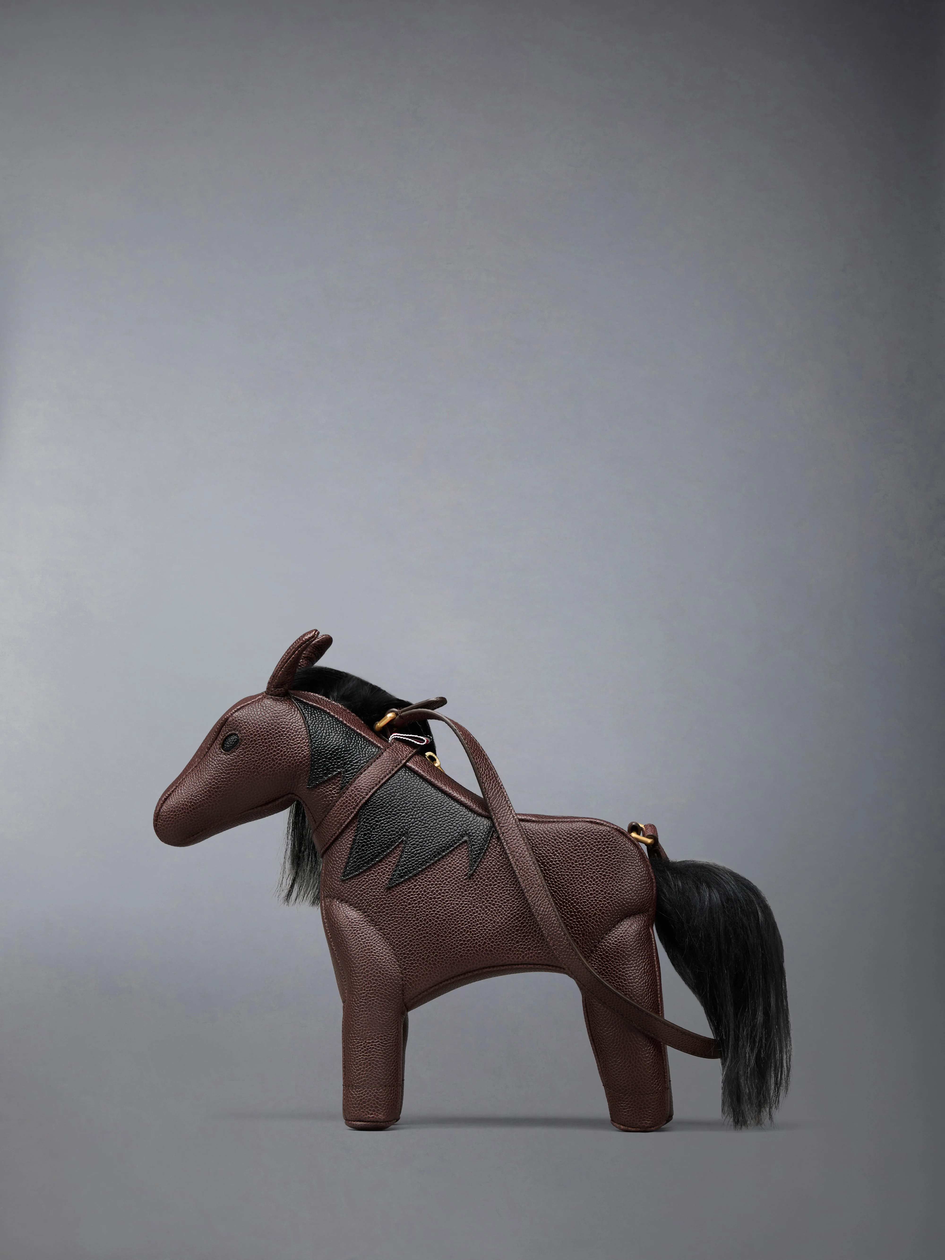 BABY HORSE BAG IN PEBBLE GRAIN LEATHER