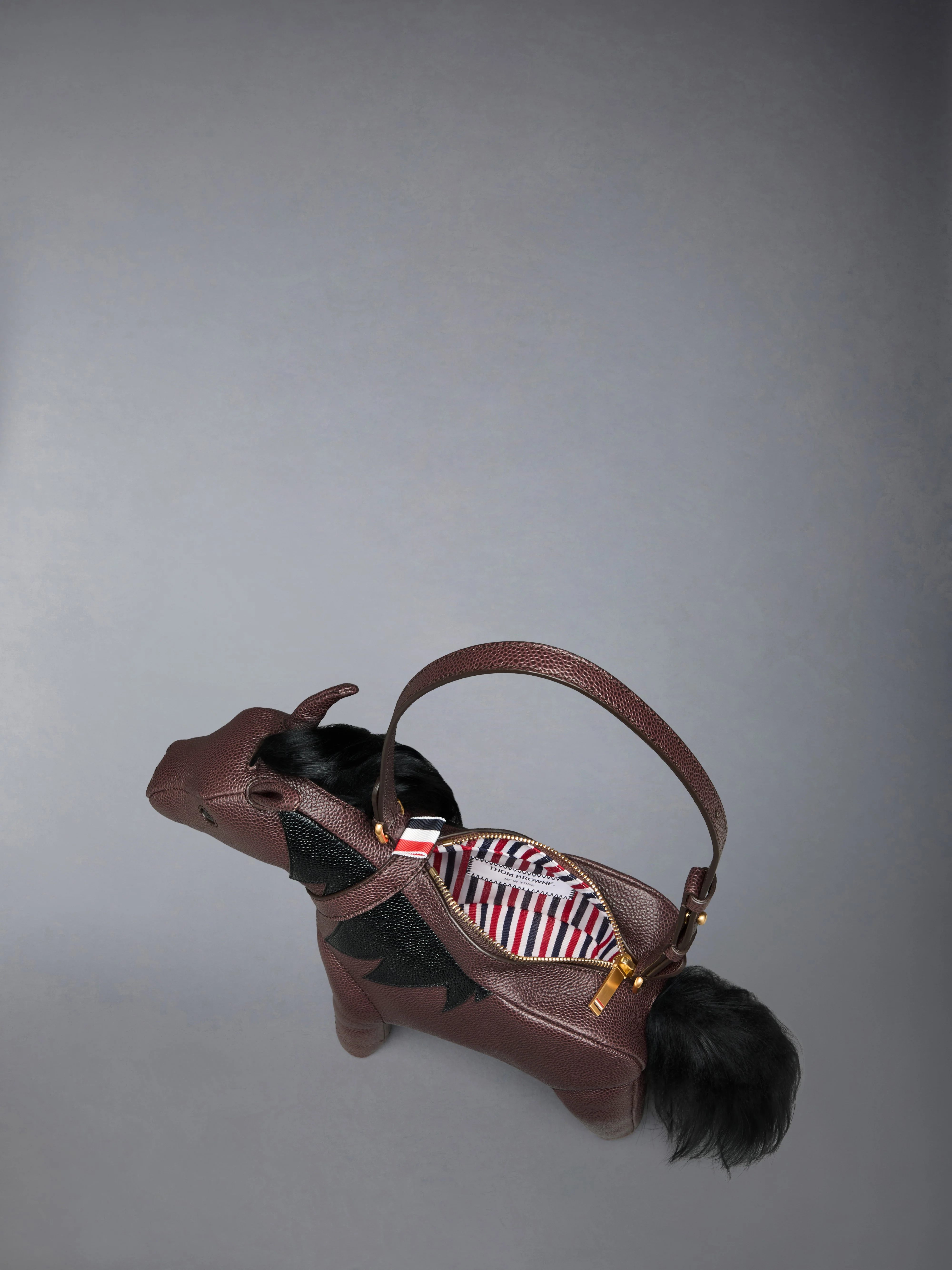BABY HORSE BAG IN PEBBLE GRAIN LEATHER - Image 4