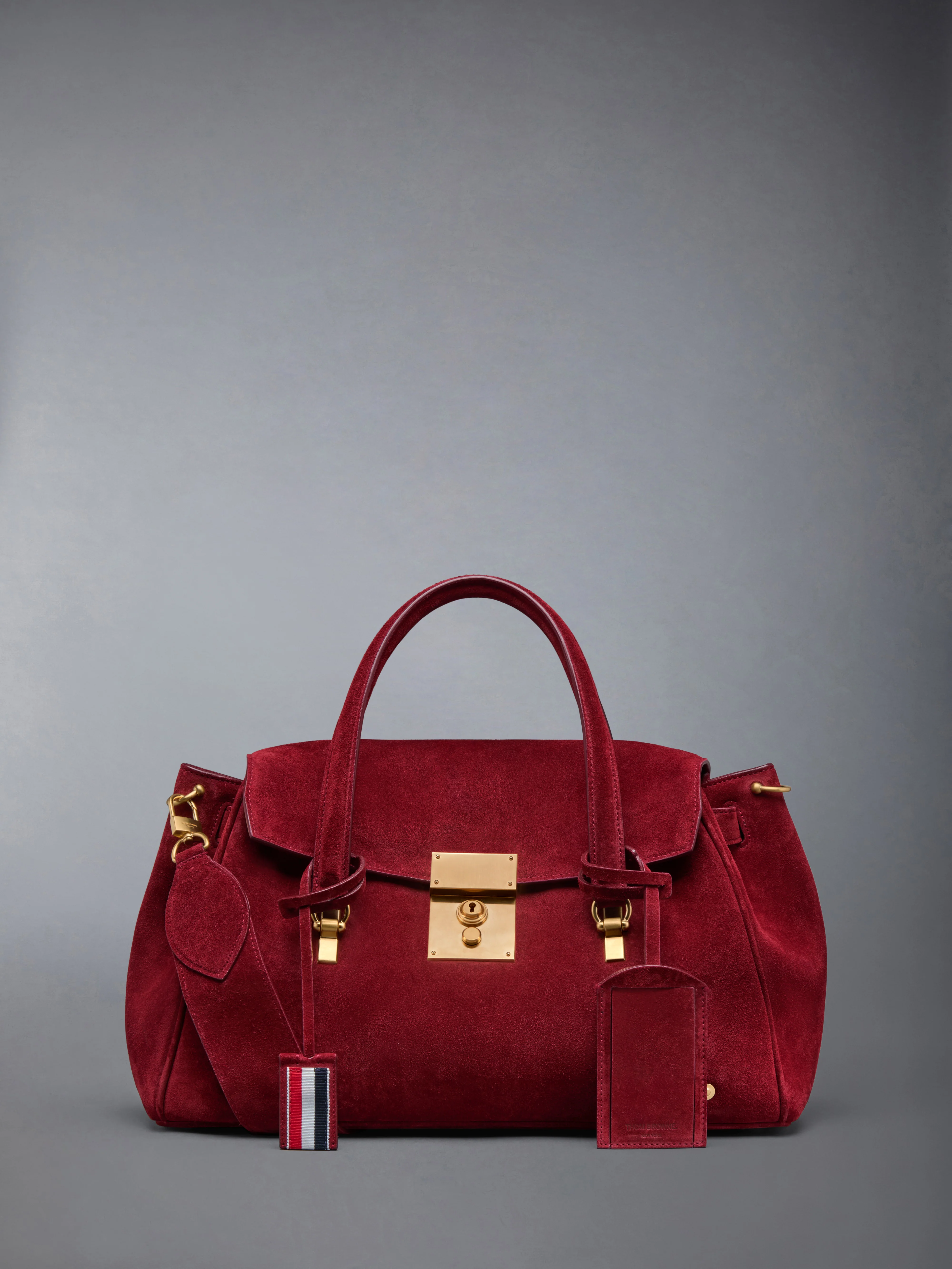 BOLTON BAG IN CALF SUEDE