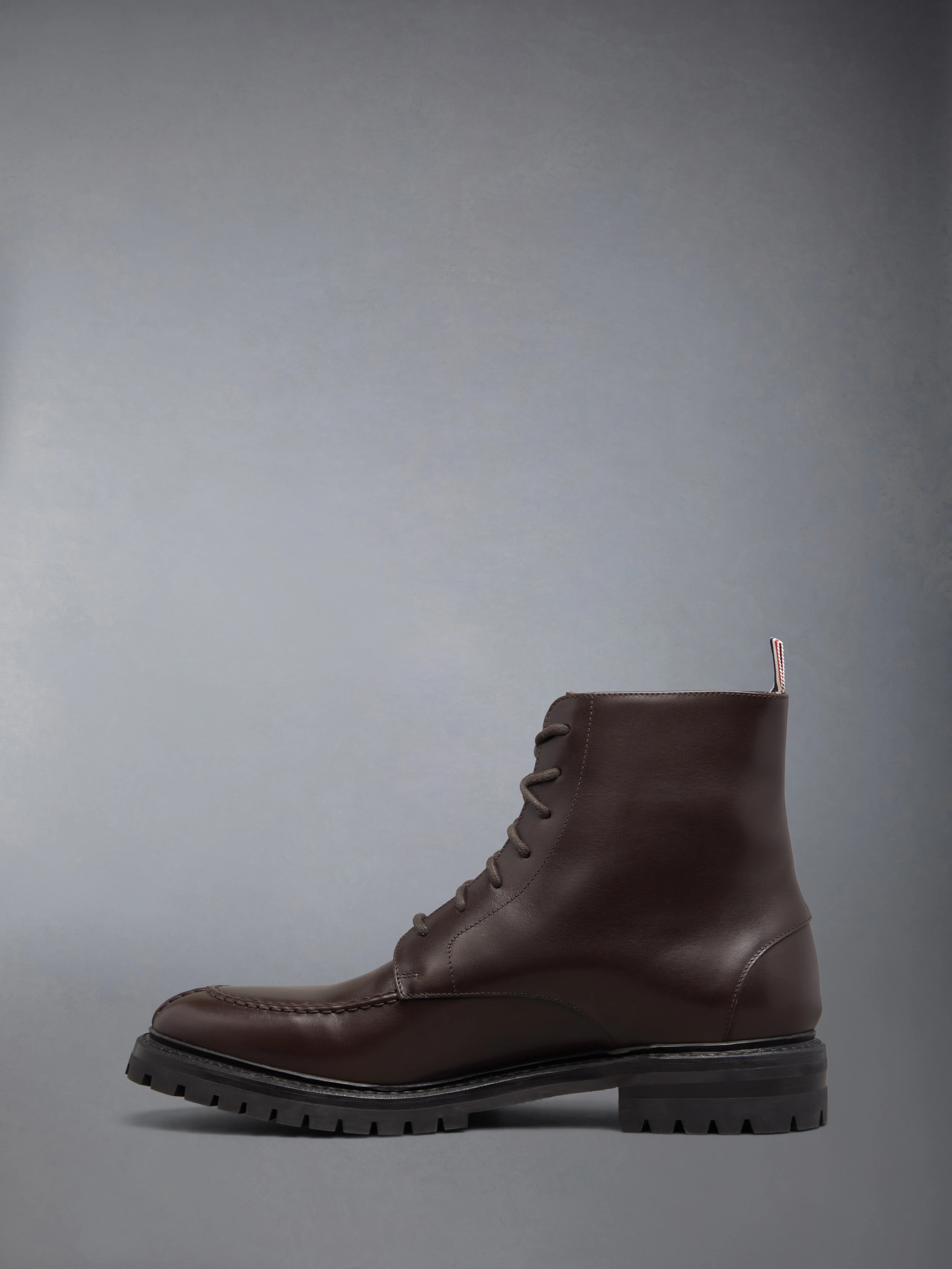BOX CALF COMMANDO SOLE APRON STITCH BOOTS - Image 3
