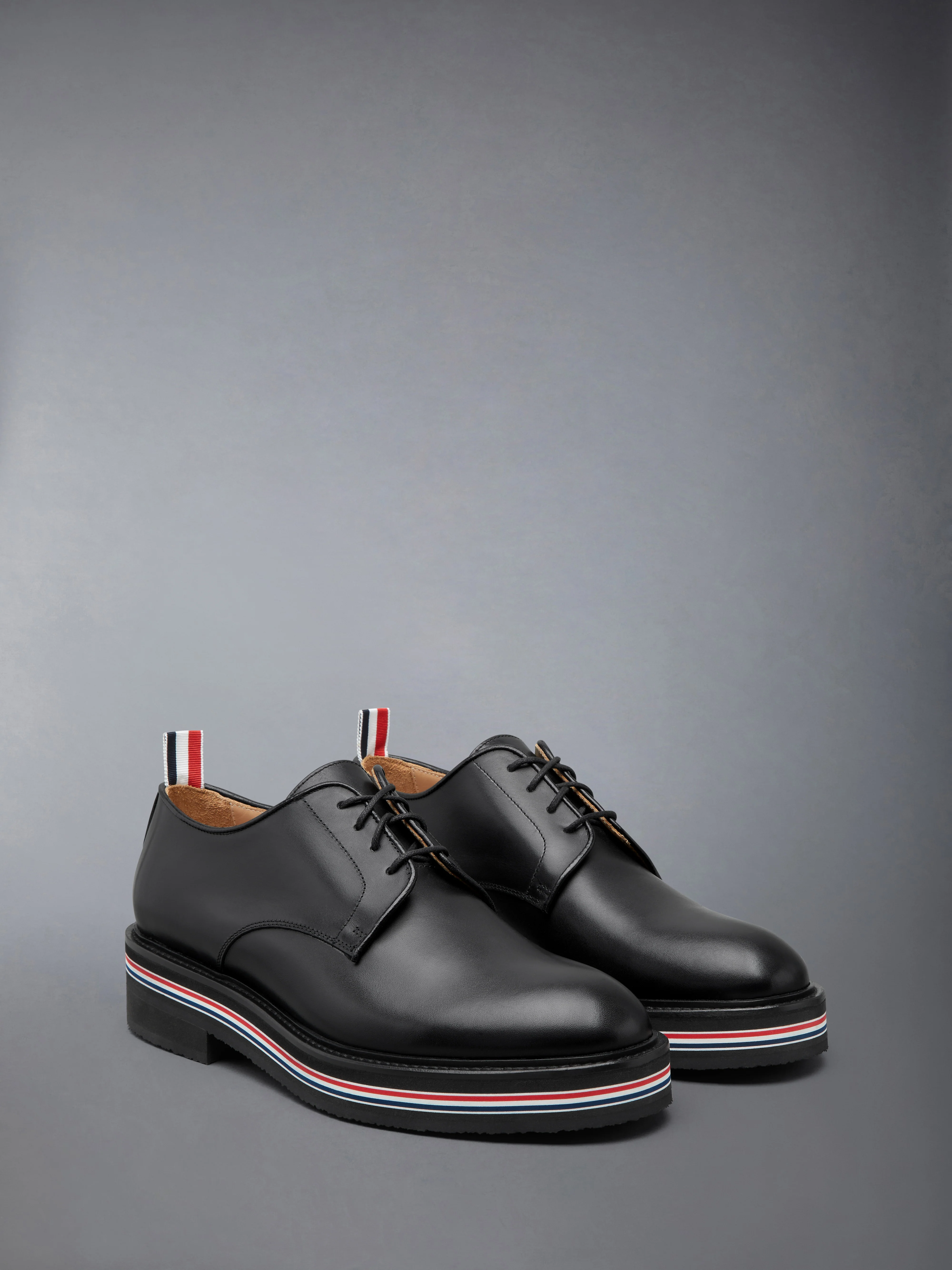 BOX CALF RUBBER SOLE UNIFORM SHOE - Image 2
