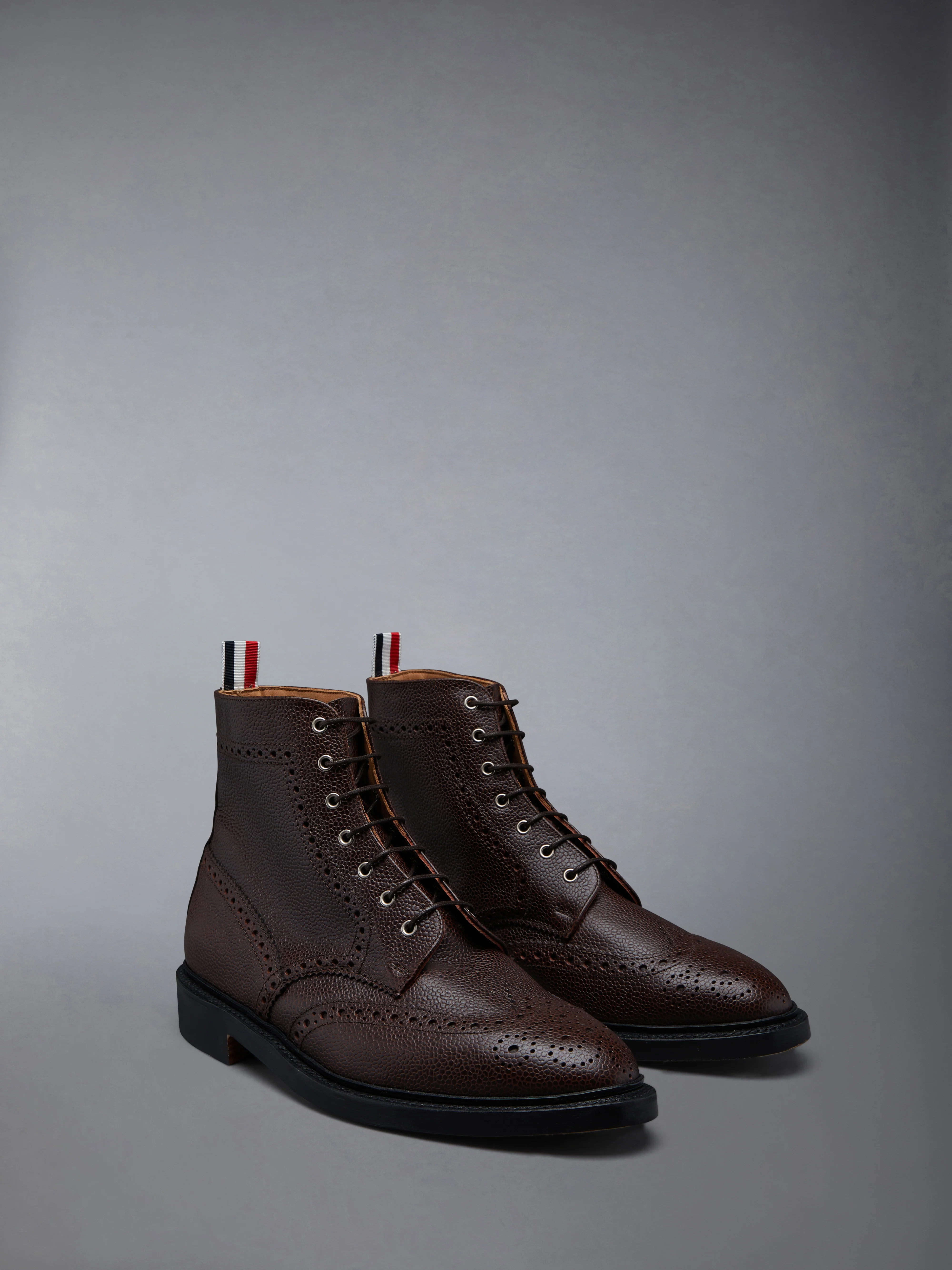 BOX CALF RUBBER SOLE WINGTIP BOOT - Image 2