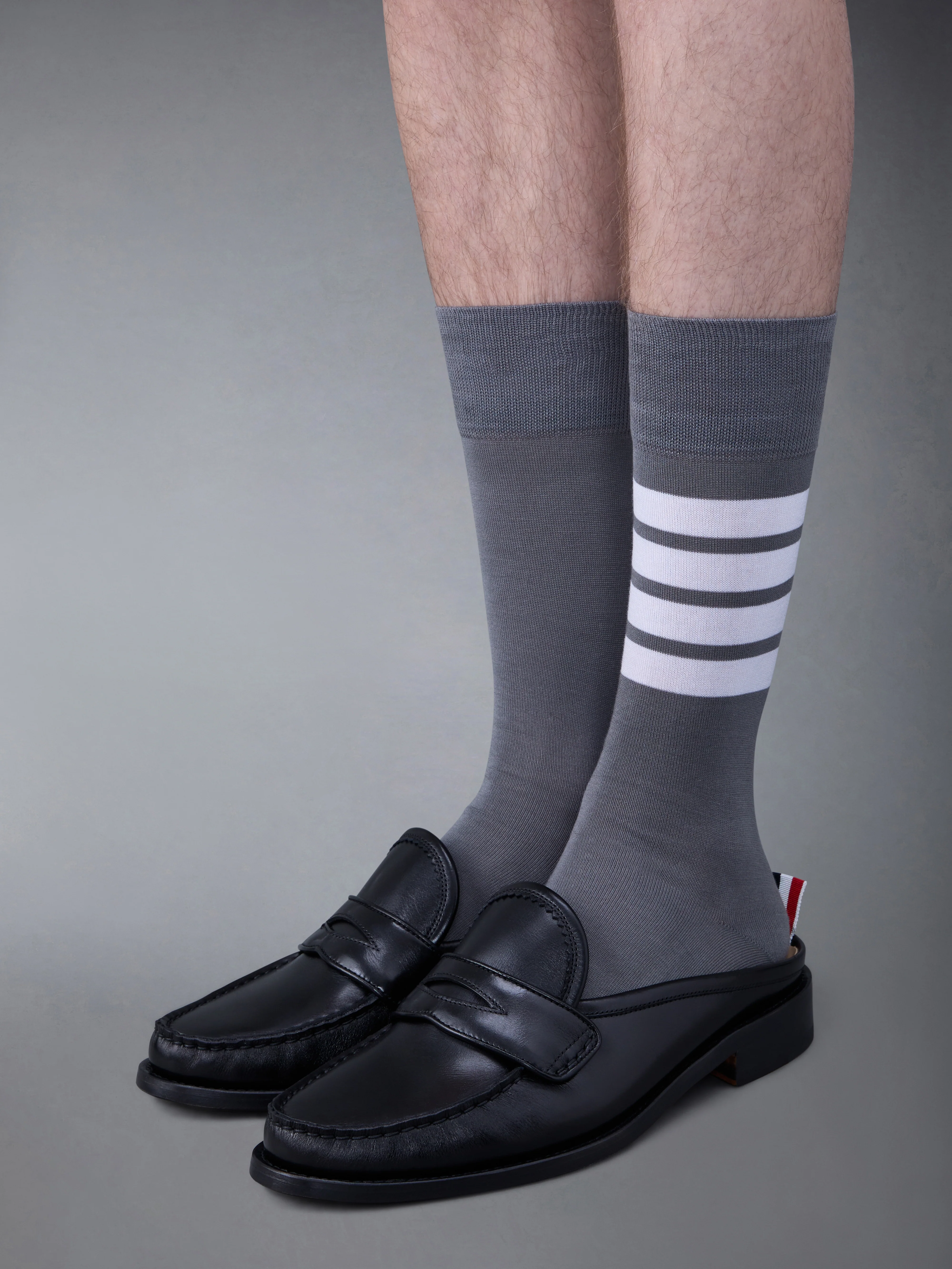 CALF LEATHER SOLE PLEATED PENNY LOAFER - Image 4