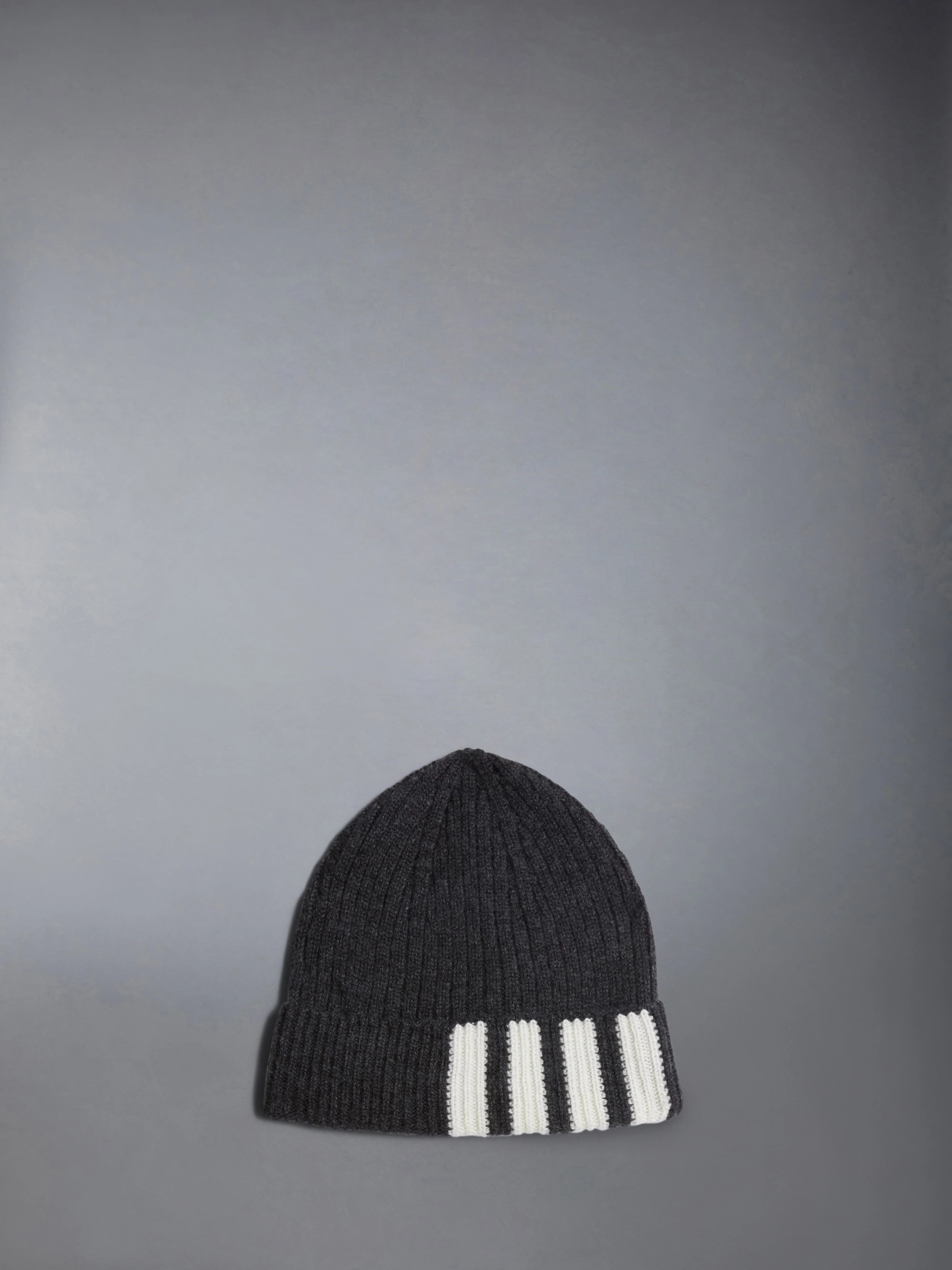 CASHMERE 4-BAR CUFF BEANIE