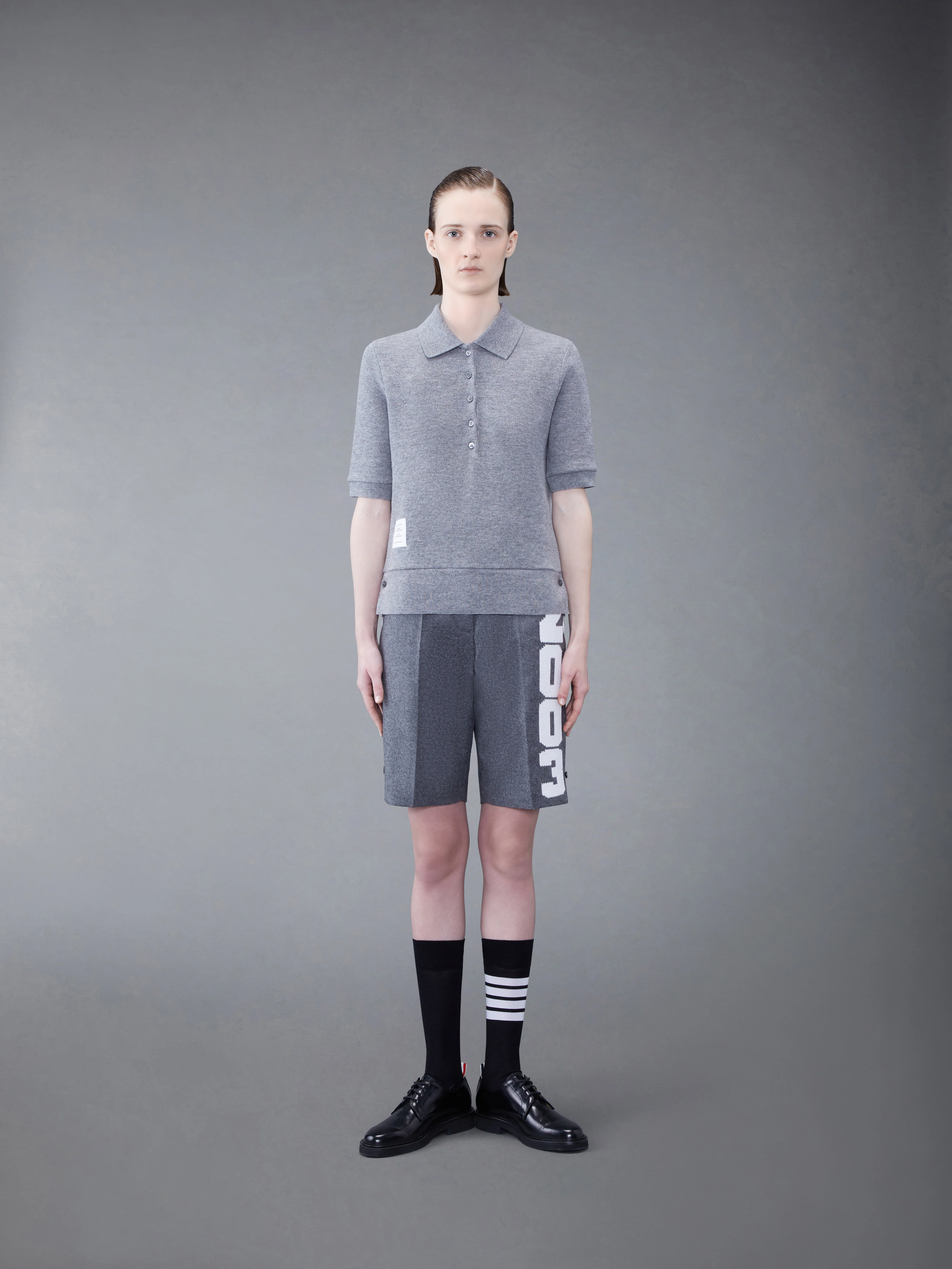 CASHMERE PIQUE 2003 RIB CUFF POLO - Image 3