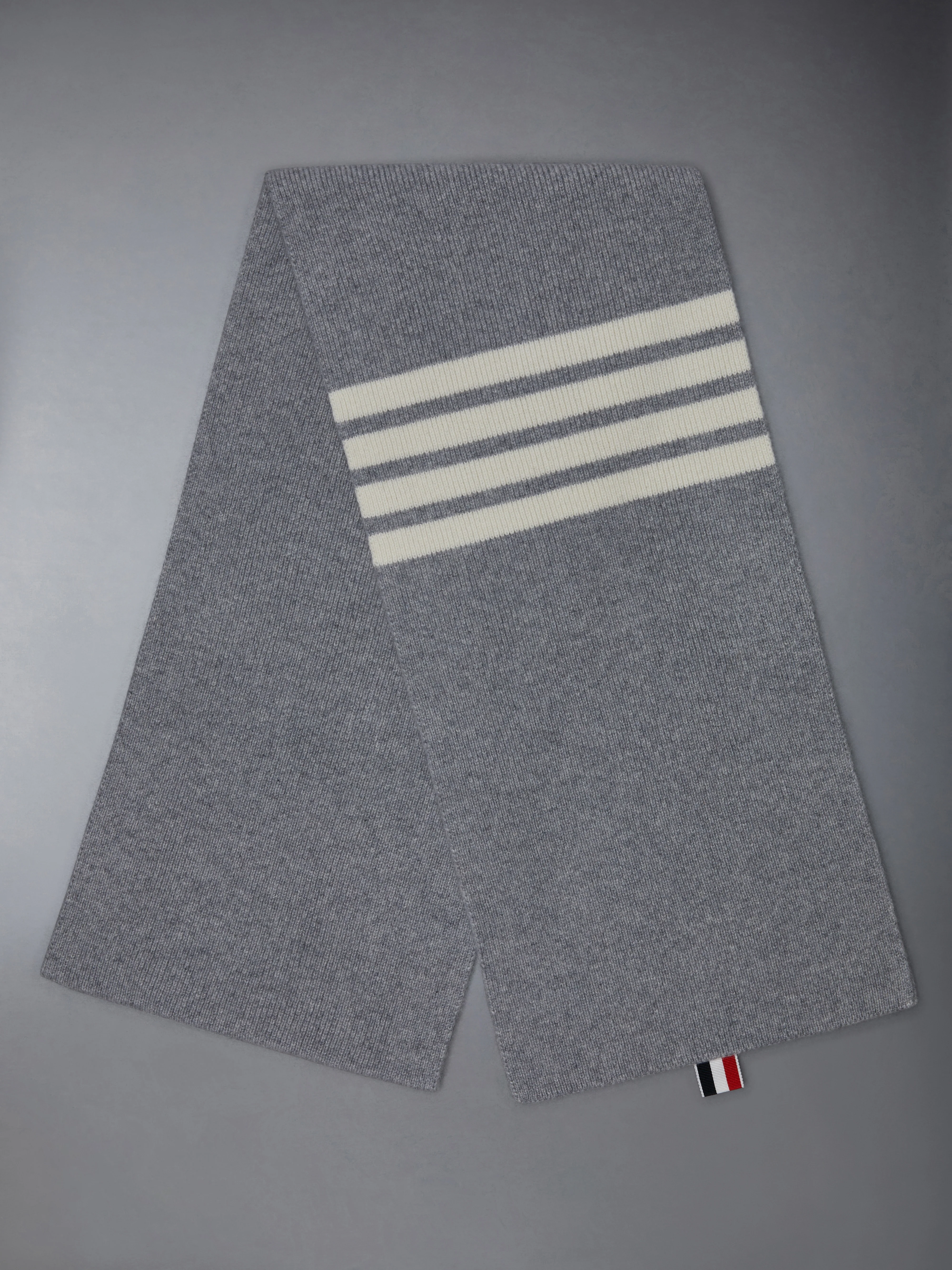 CASHMERE RIB 4-BAR SCARF - Image 2
