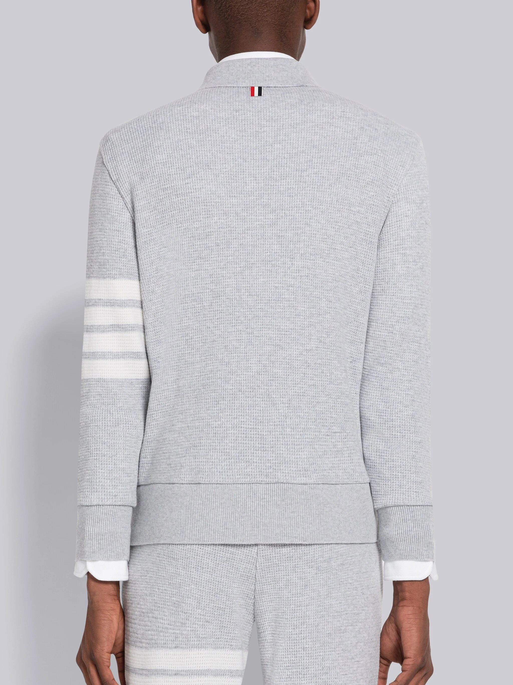 CASHMERE WAFFLE 4-BAR CARDIGAN JACKET - Image 6
