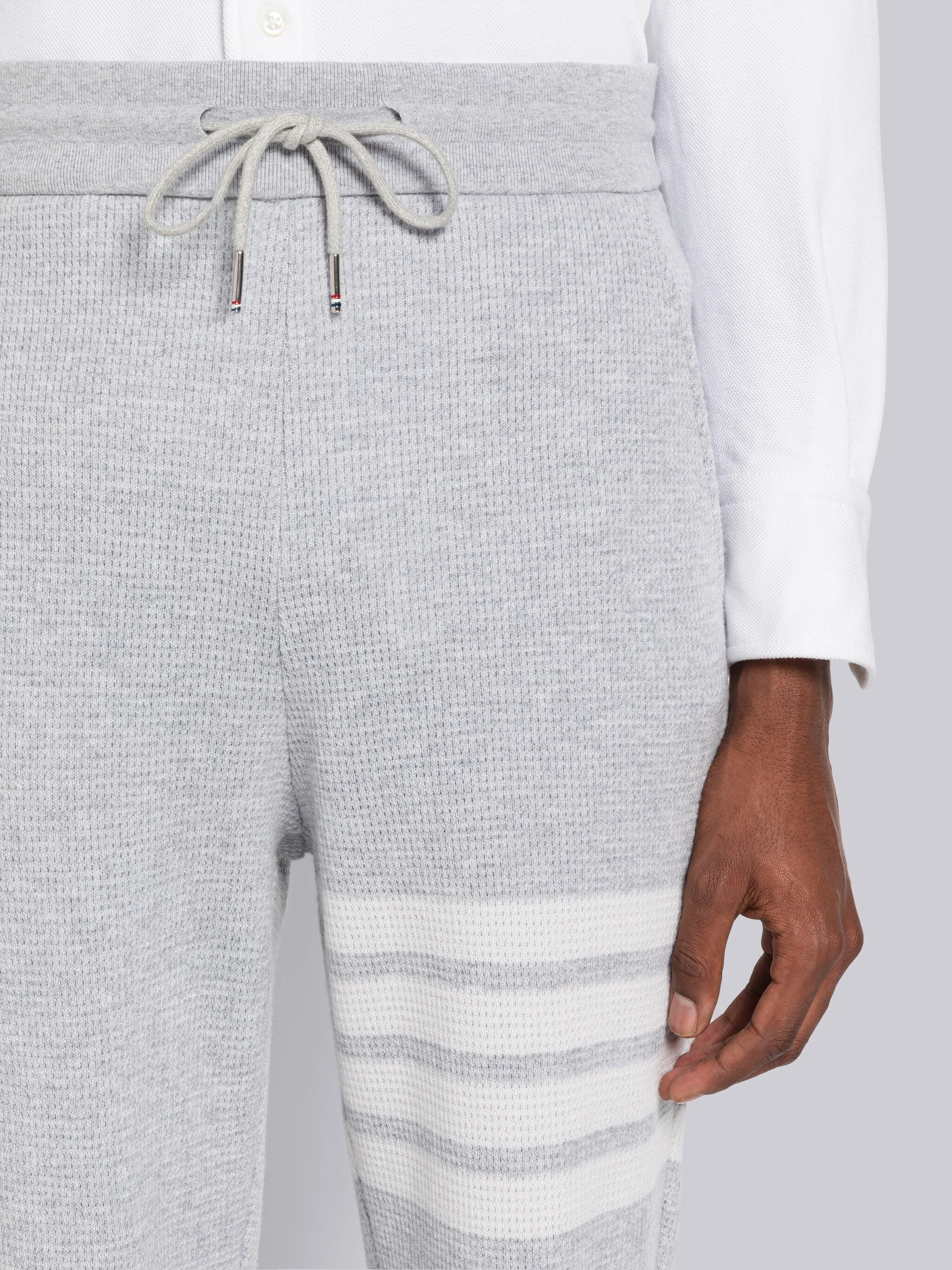 CASHMERE WAFFLE 4-BAR SWEATPANTS - Image 3