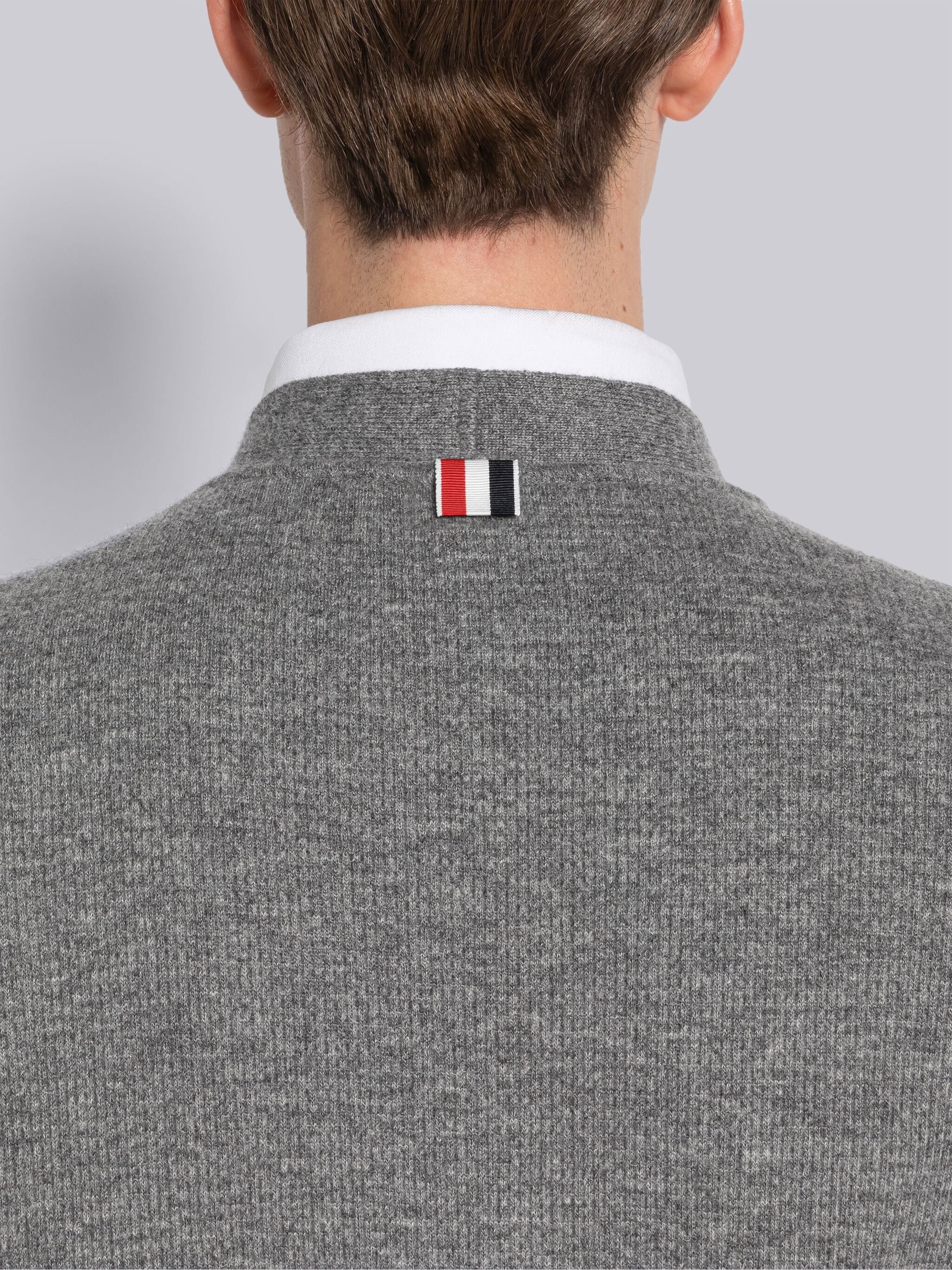 CASHMERE WAFFLE CARDIGAN VEST - Image 6