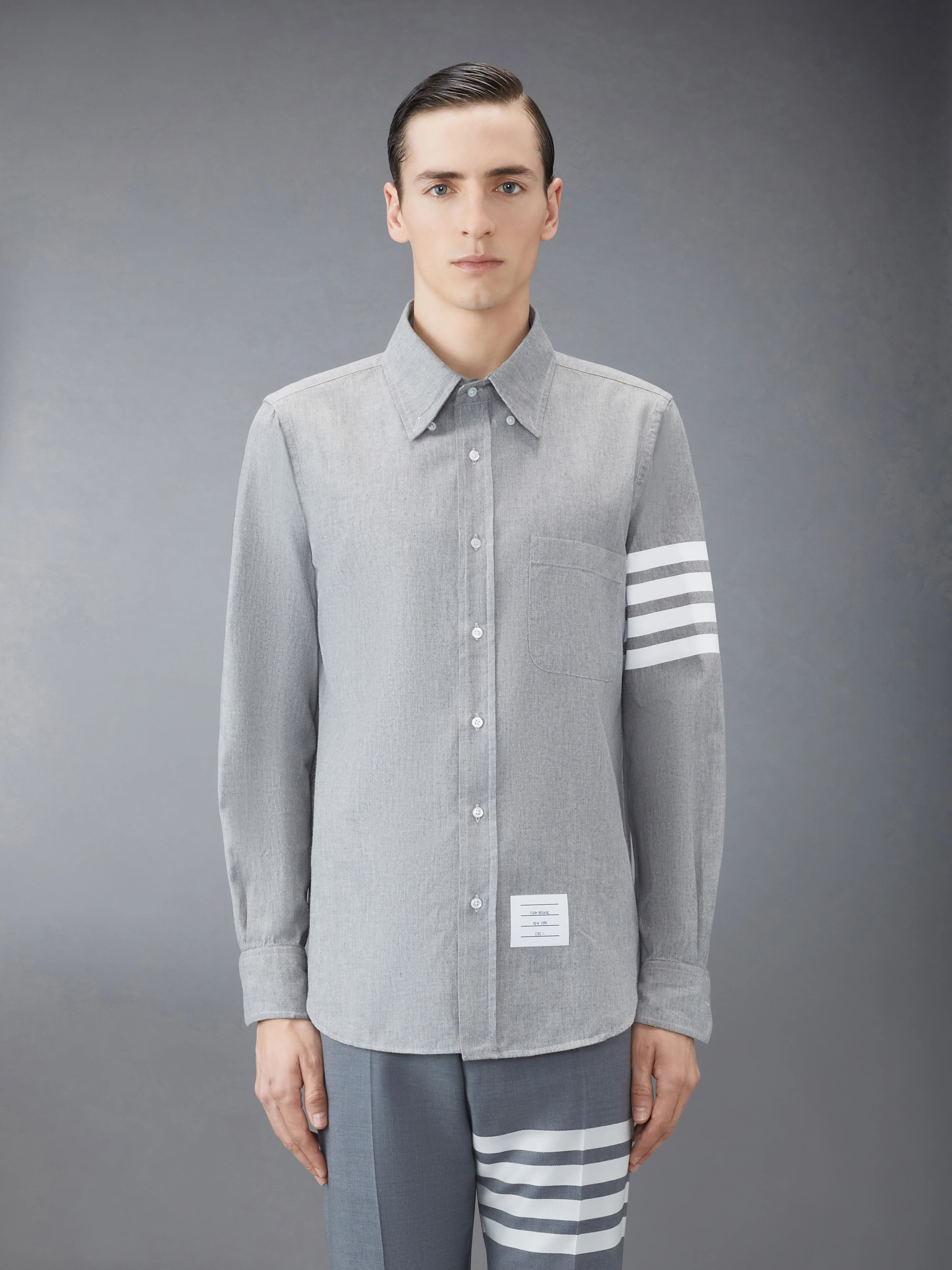 CHAMBRAY 4-BAR SHIRT - Image 2