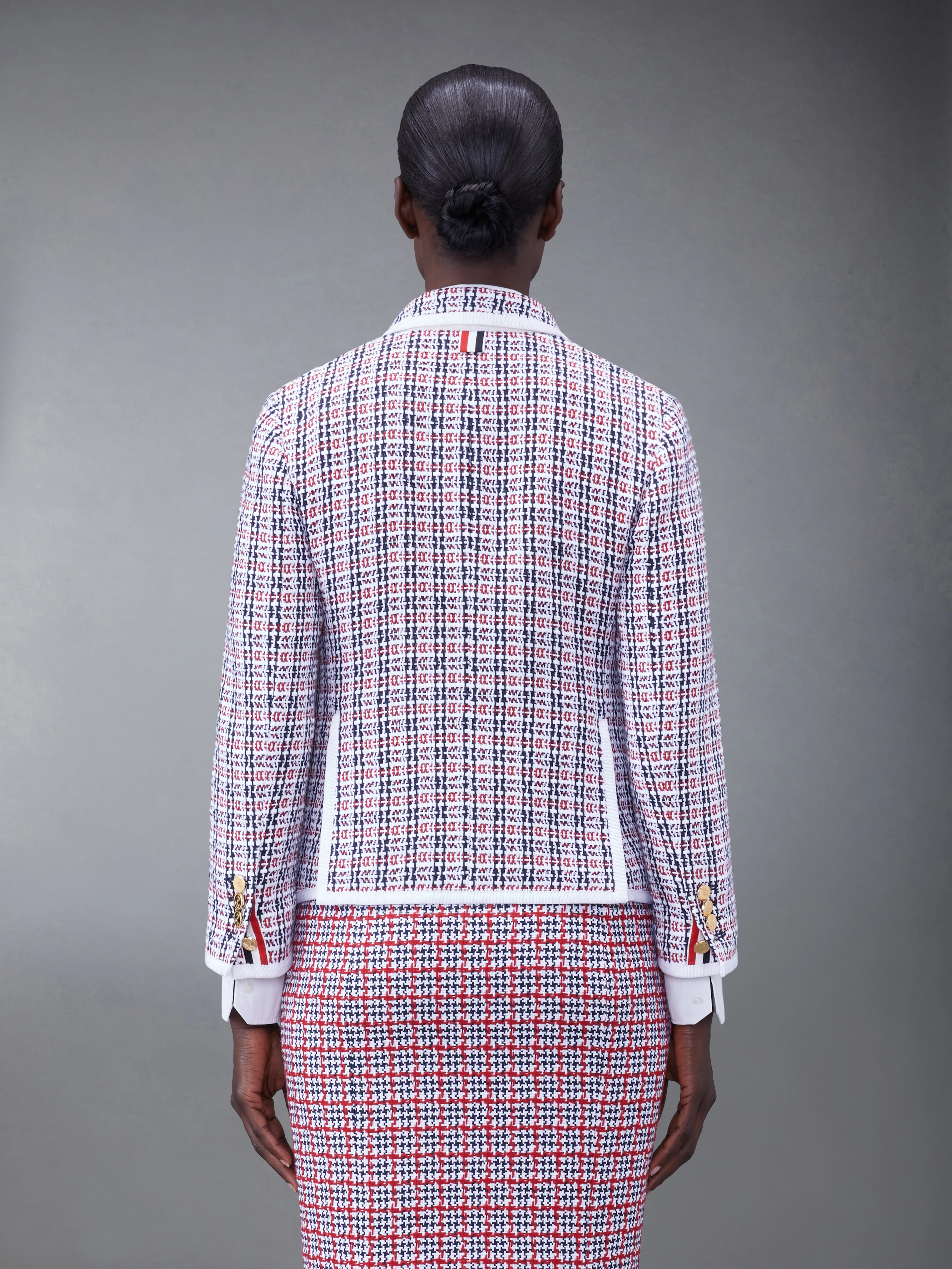 CHECK CROCHET TWEED SLIM FIT SPORT COAT - Image 2