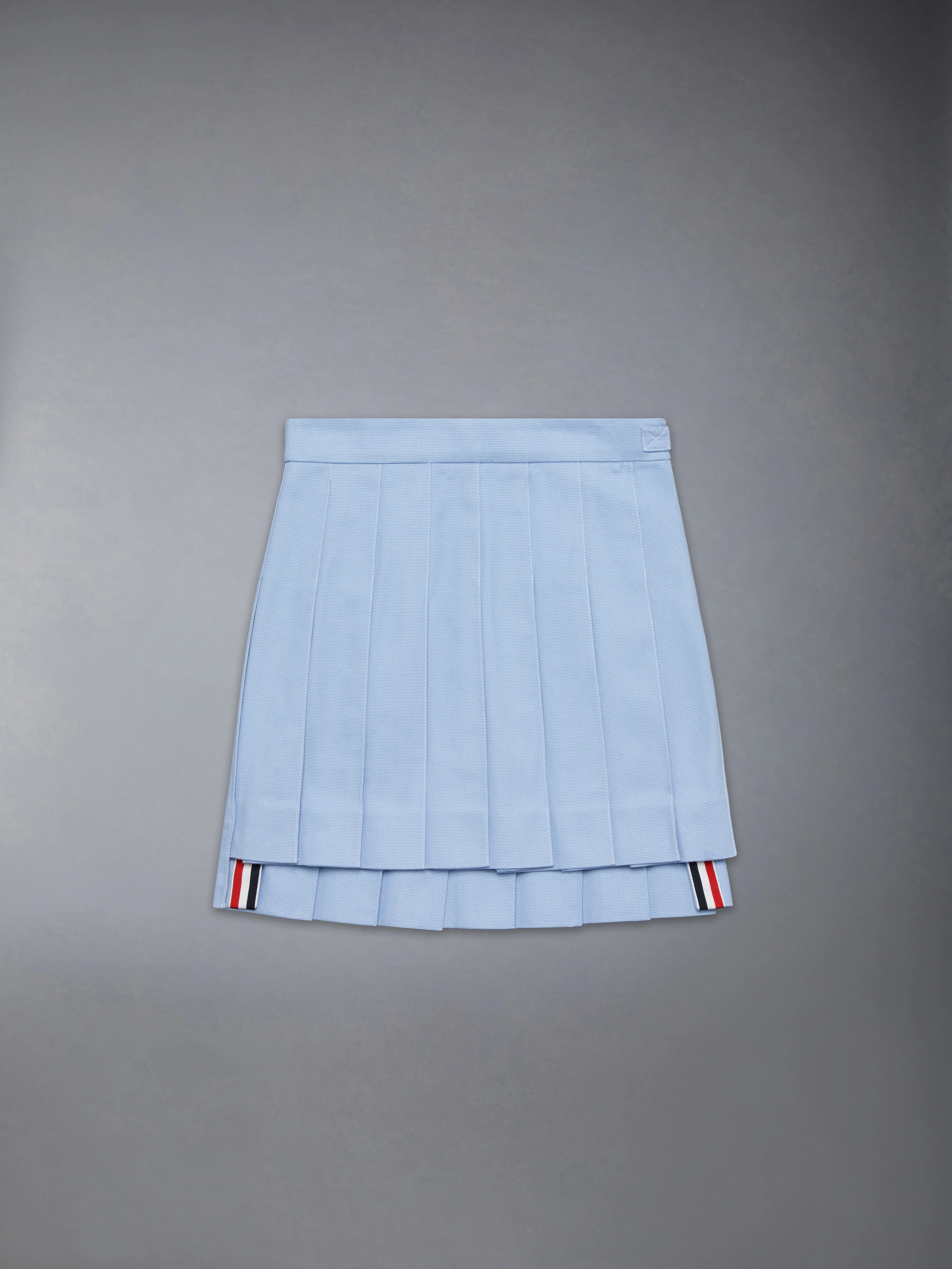 CHILDREN'S CANVAS PLEATED MINI SKIRT