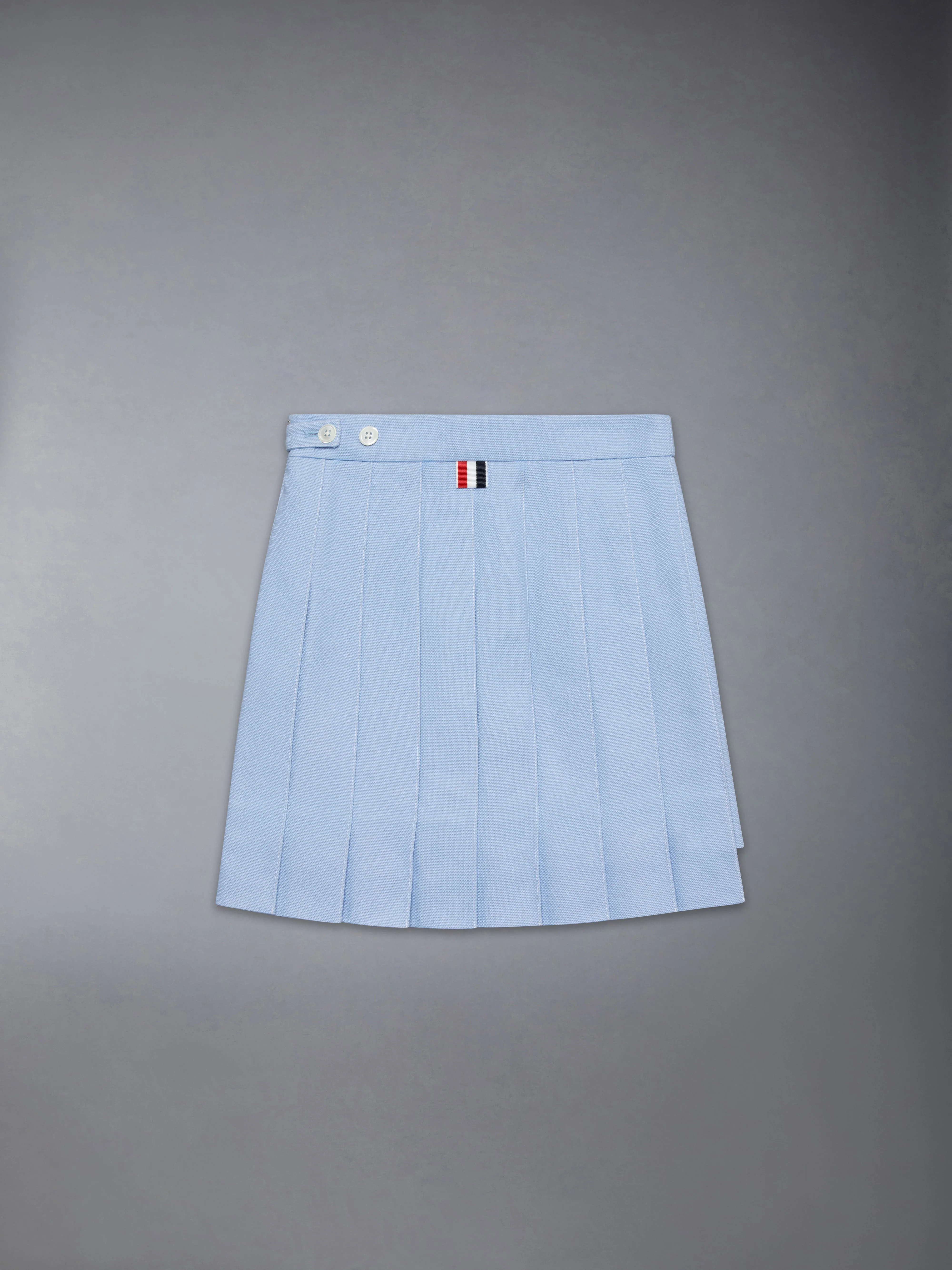 CHILDREN'S CANVAS PLEATED MINI SKIRT - Image 2
