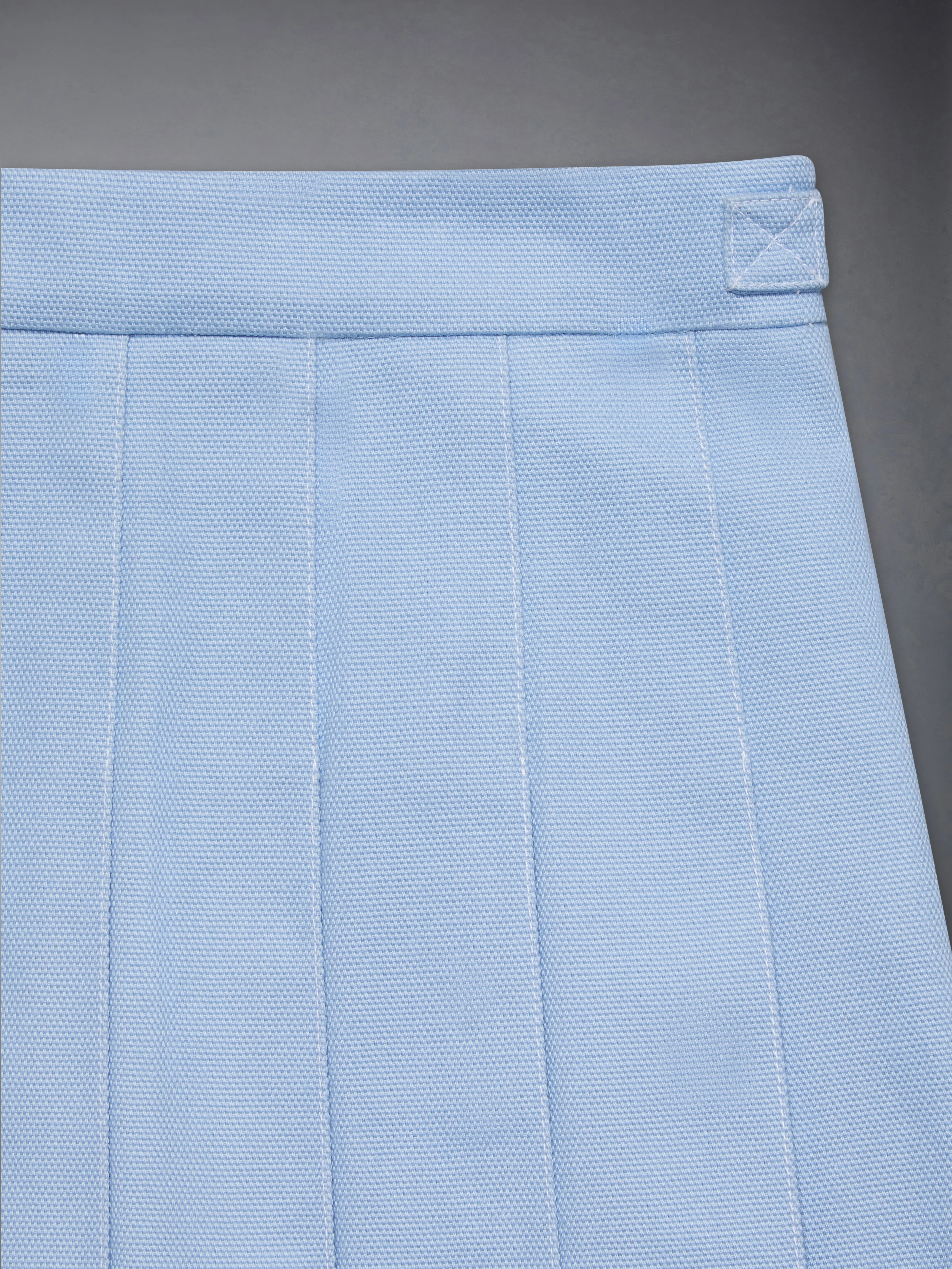 CHILDREN'S CANVAS PLEATED MINI SKIRT - Image 5
