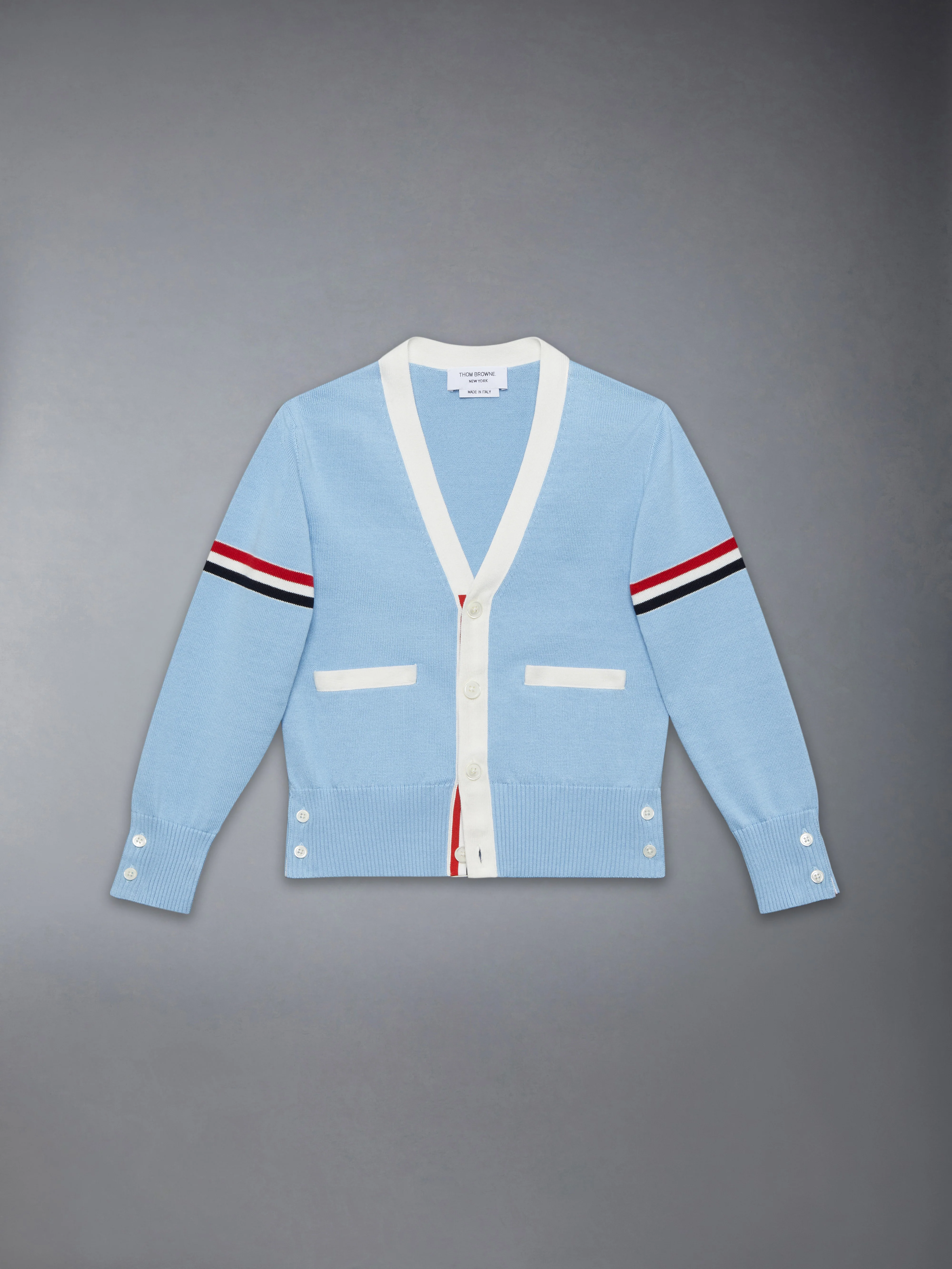 CHILDREN'S COTTON CLASSIC V NECK CARDIGAN