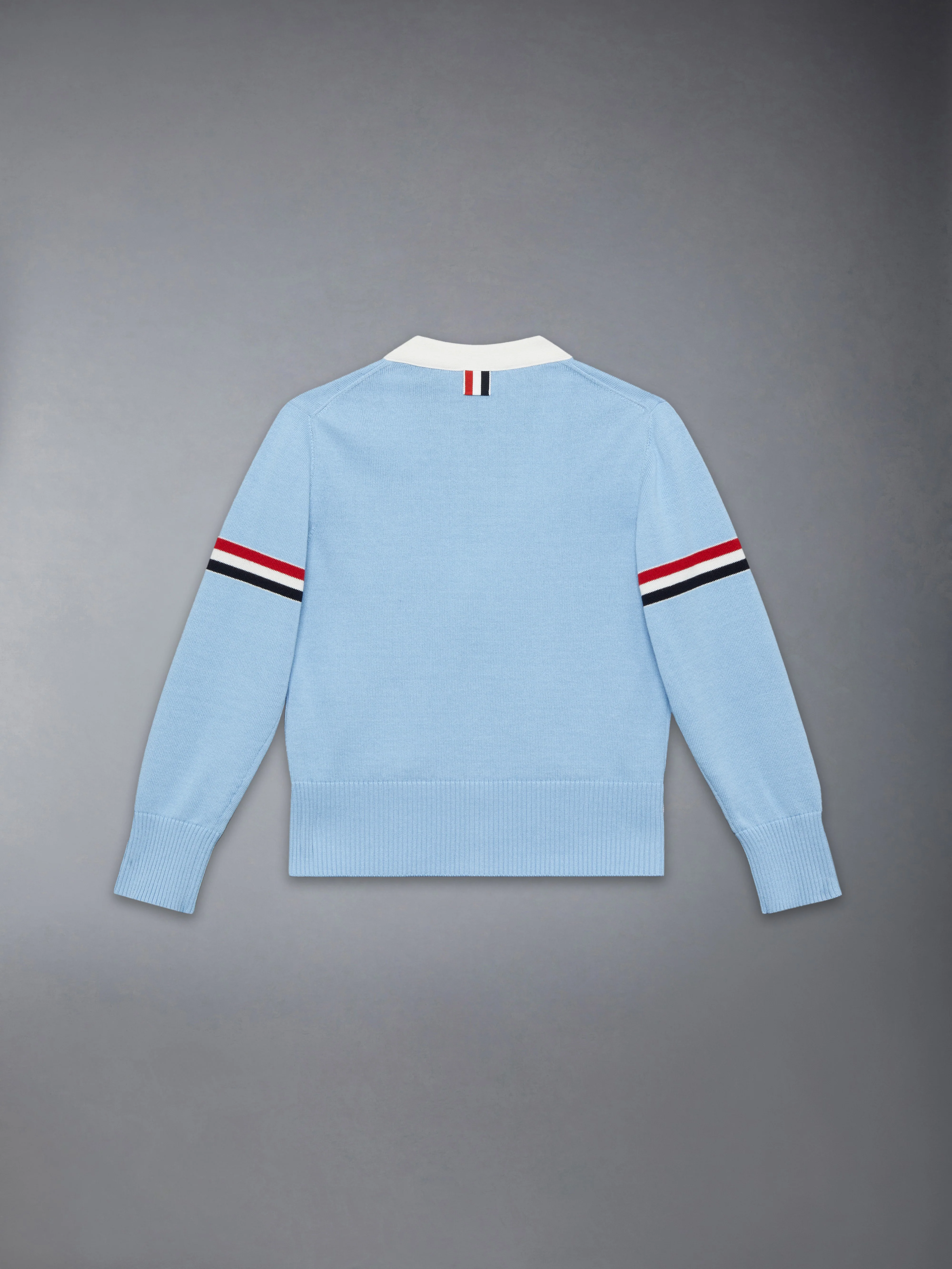 CHILDREN'S COTTON CLASSIC V NECK CARDIGAN - Image 2