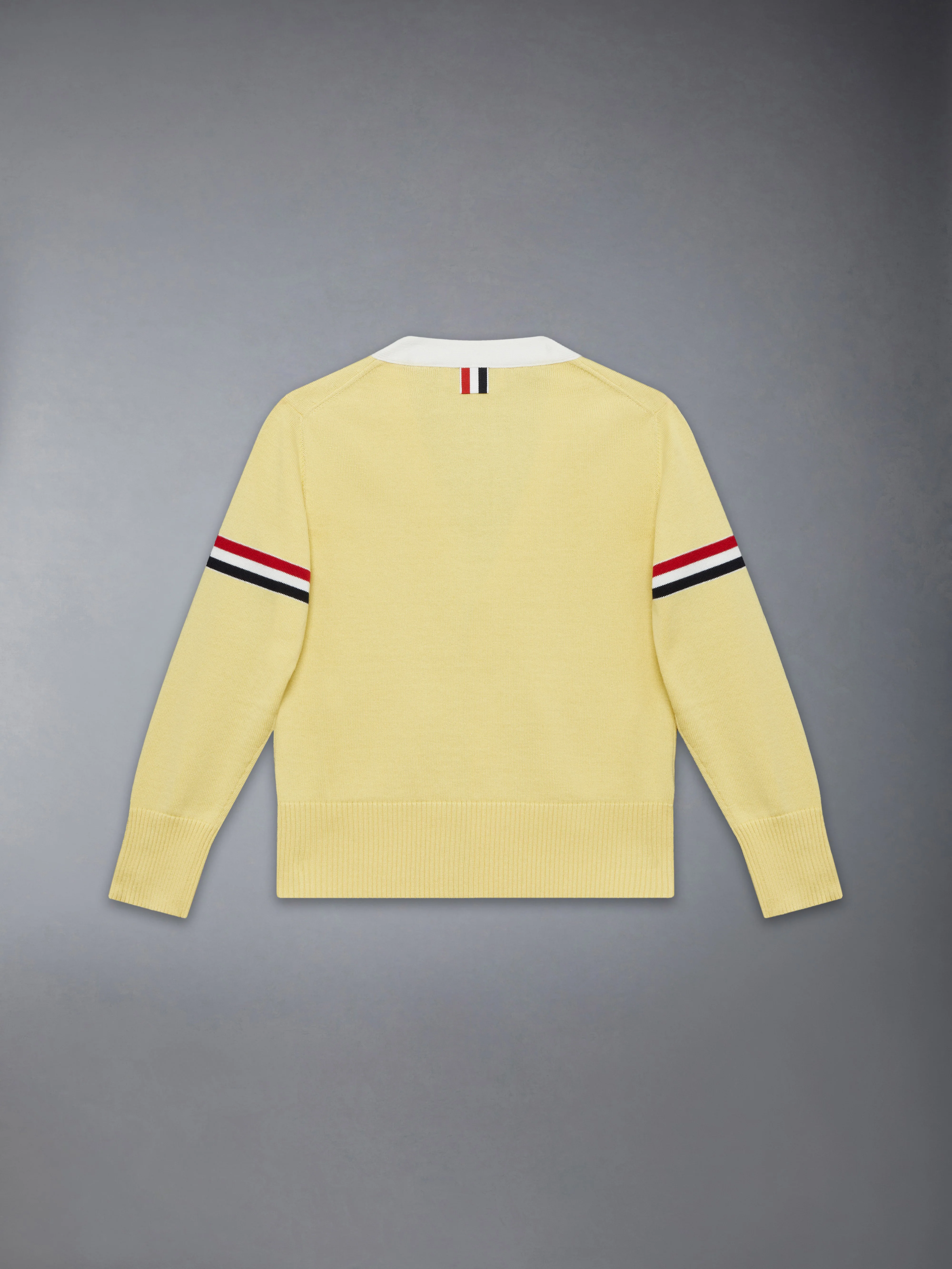 CHILDREN'S COTTON CLASSIC V NECK CARDIGAN - Image 2