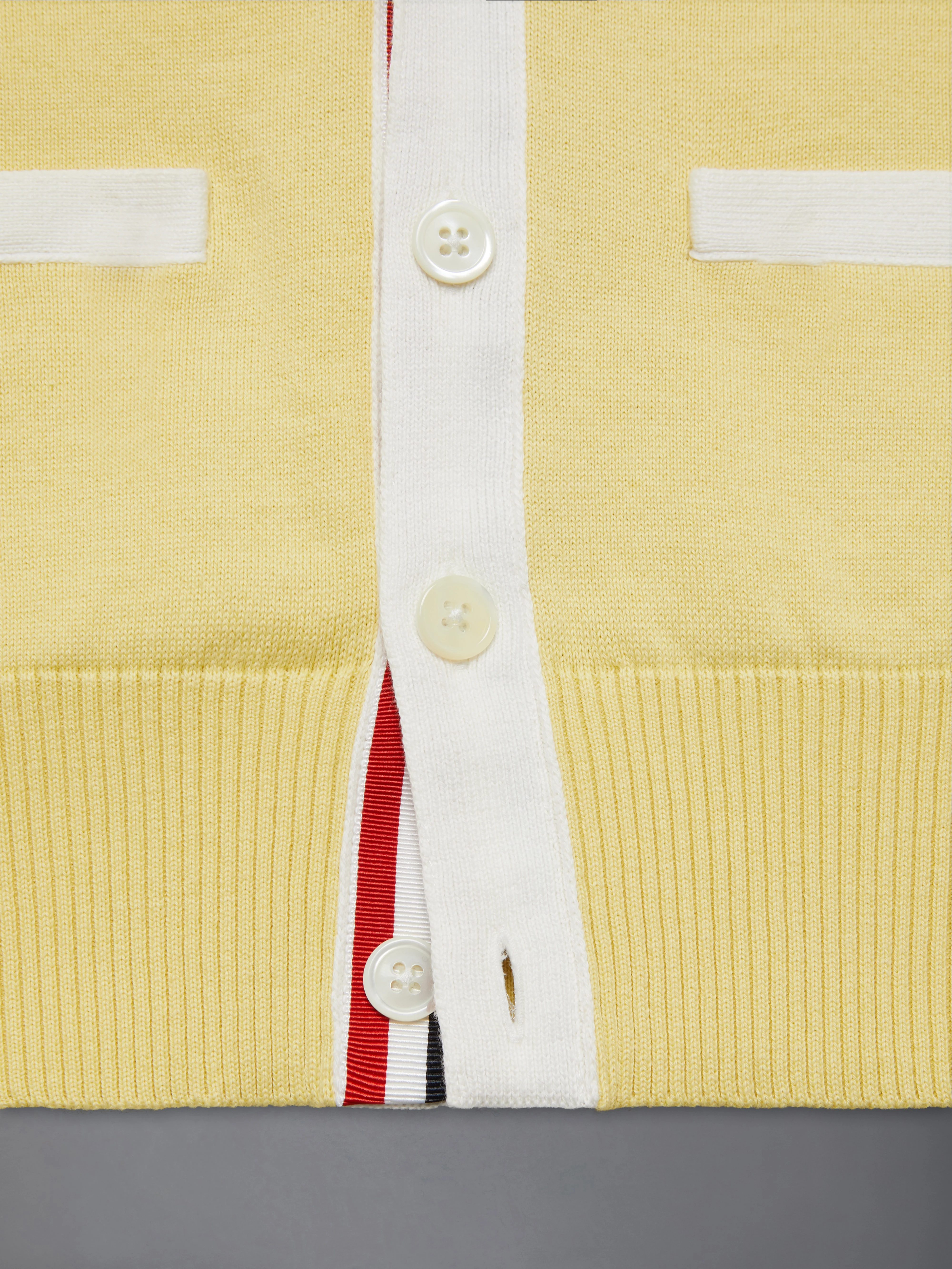 CHILDREN'S COTTON CLASSIC V NECK CARDIGAN - Image 3