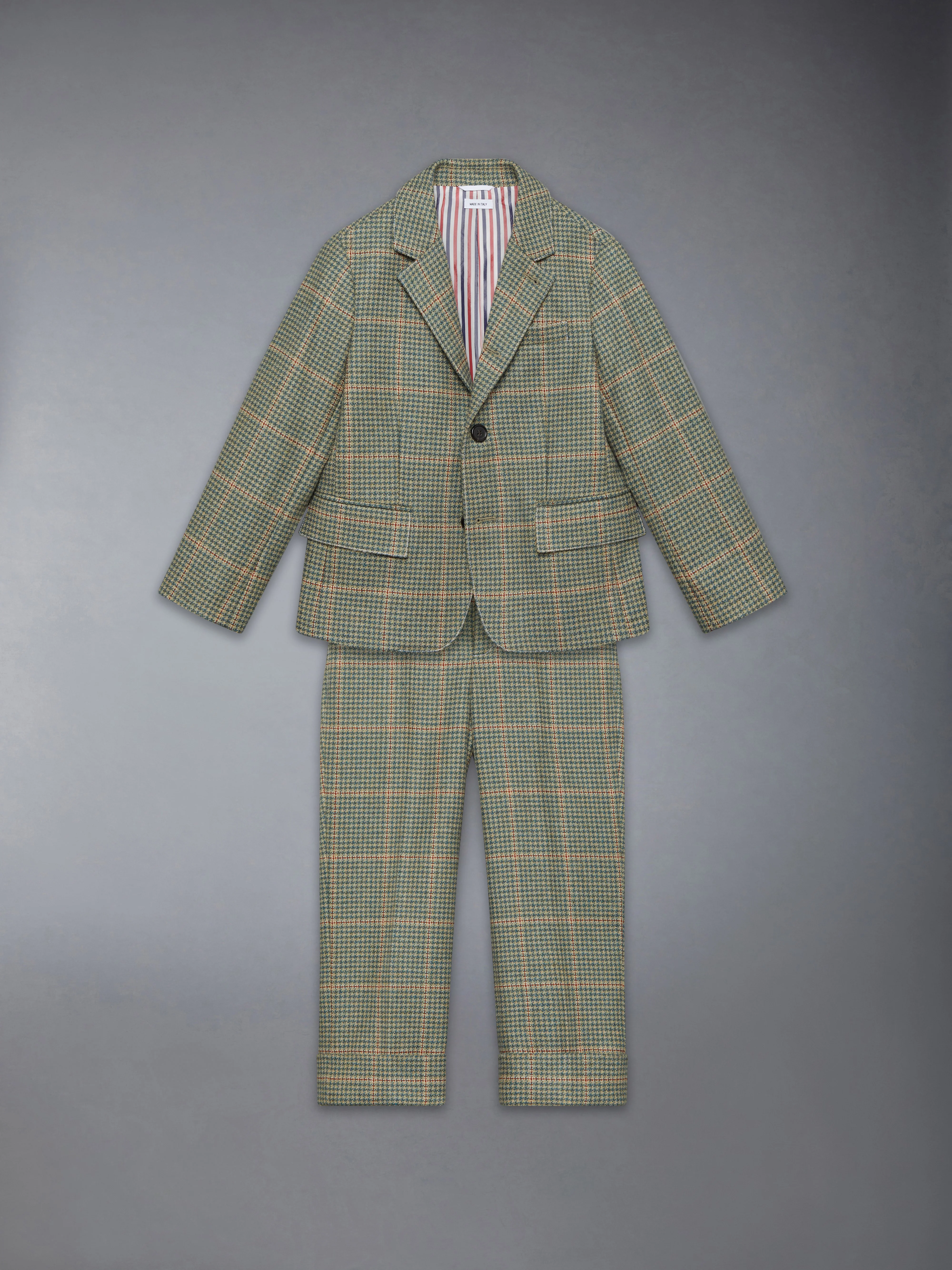 CHILDREN'S HERRINGBONE CHEVIOT TWEED TROUSER - Image 2