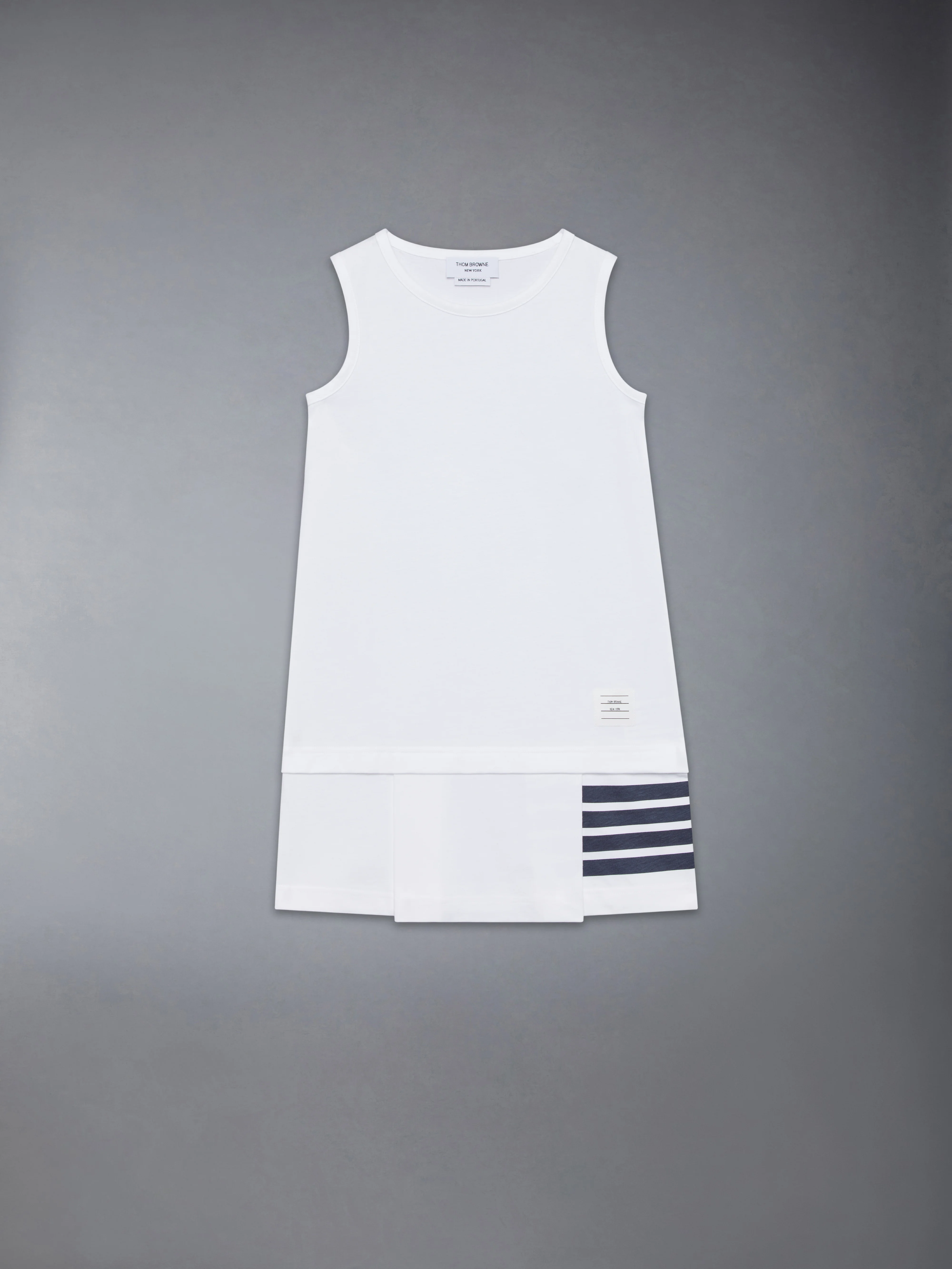 CHILDREN'S JERSEY 4-BAR RINGER TANK DRESS