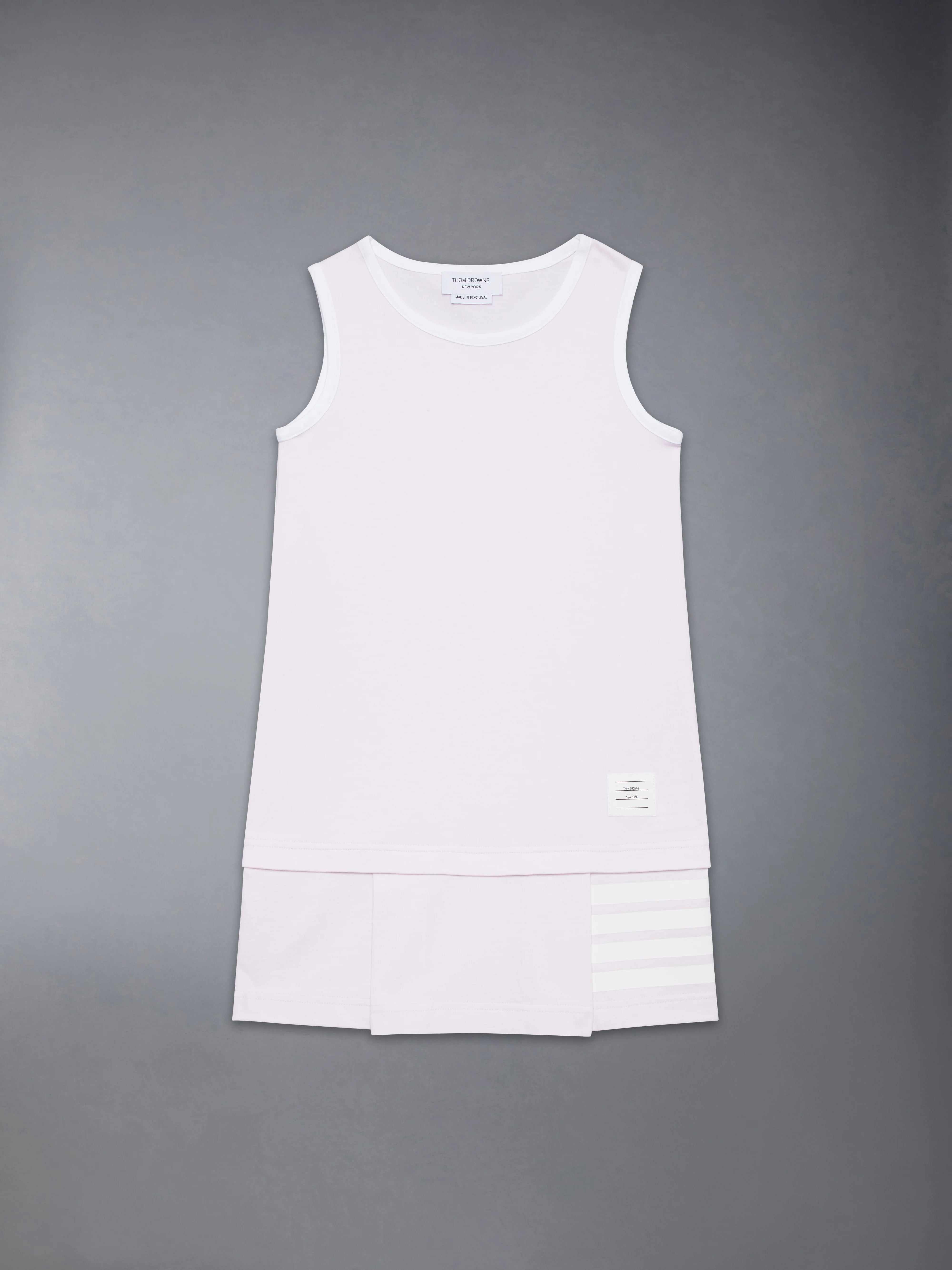 CHILDREN'S JERSEY 4-BAR RINGER TANK DRESS