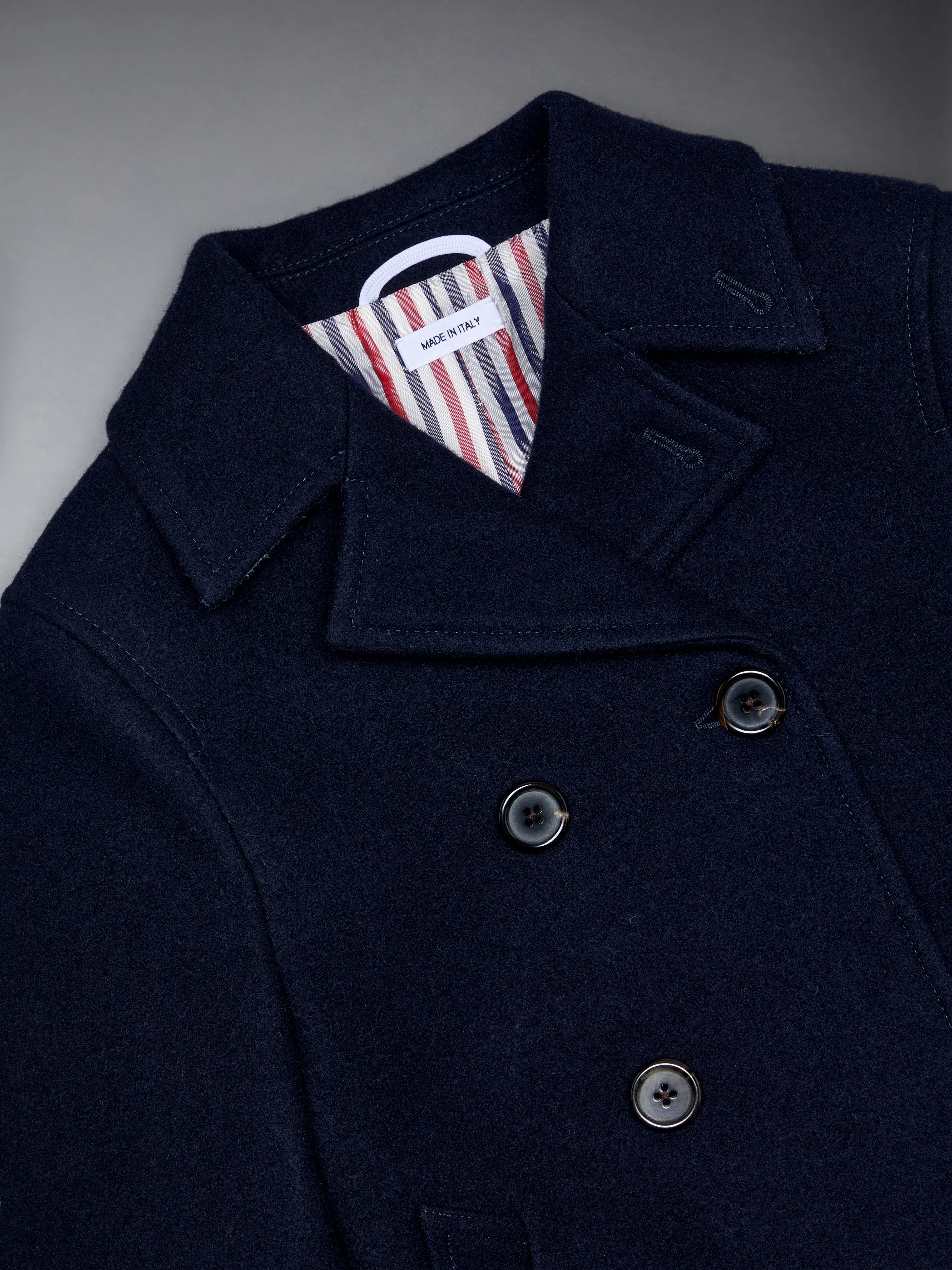 CHILDREN'S MELTON WOOL PEACOAT - Image 3