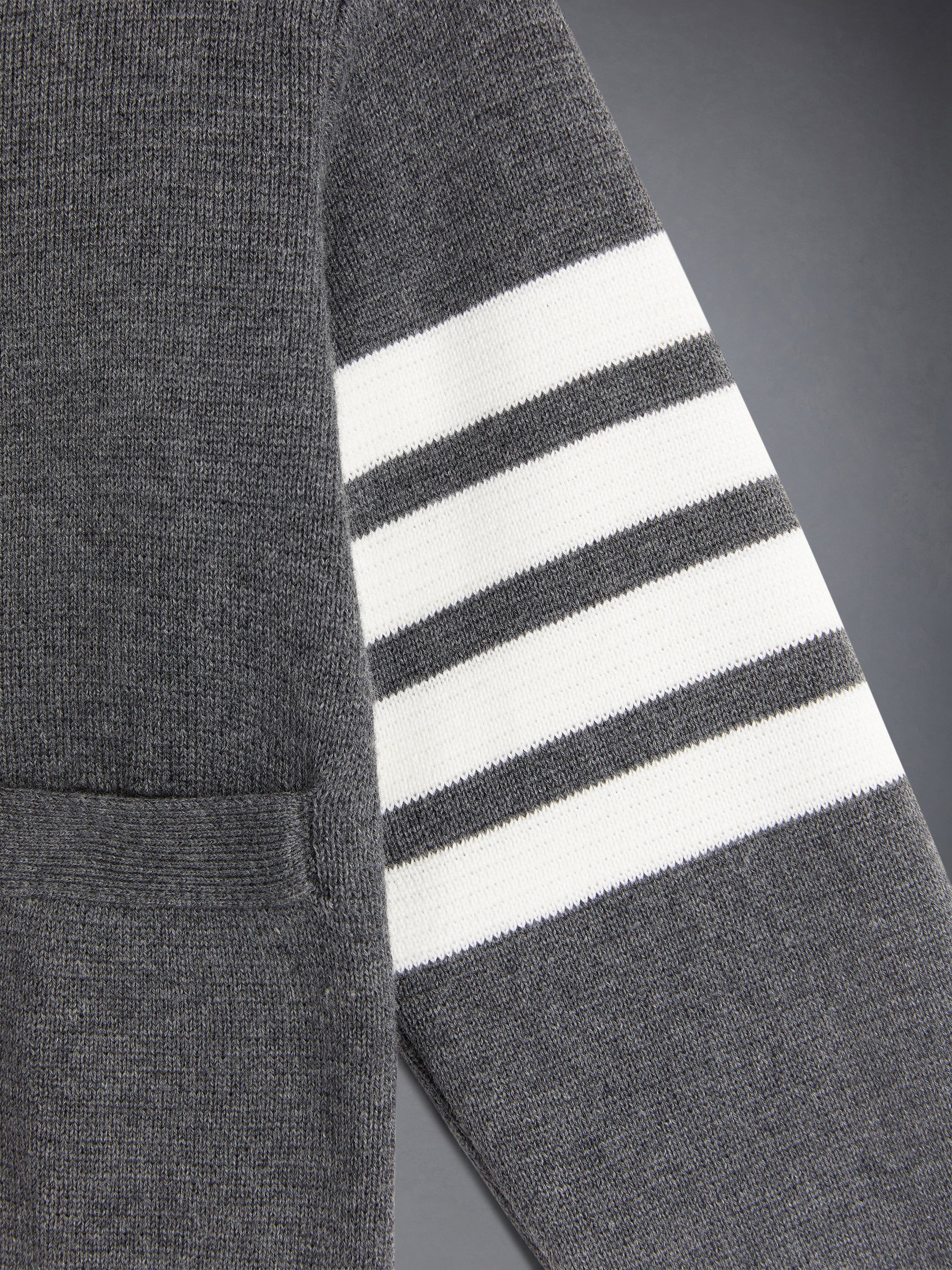 CHILDREN'S MILANO STITCH 4-BAR V-NECK CARDIGAN - Image 3