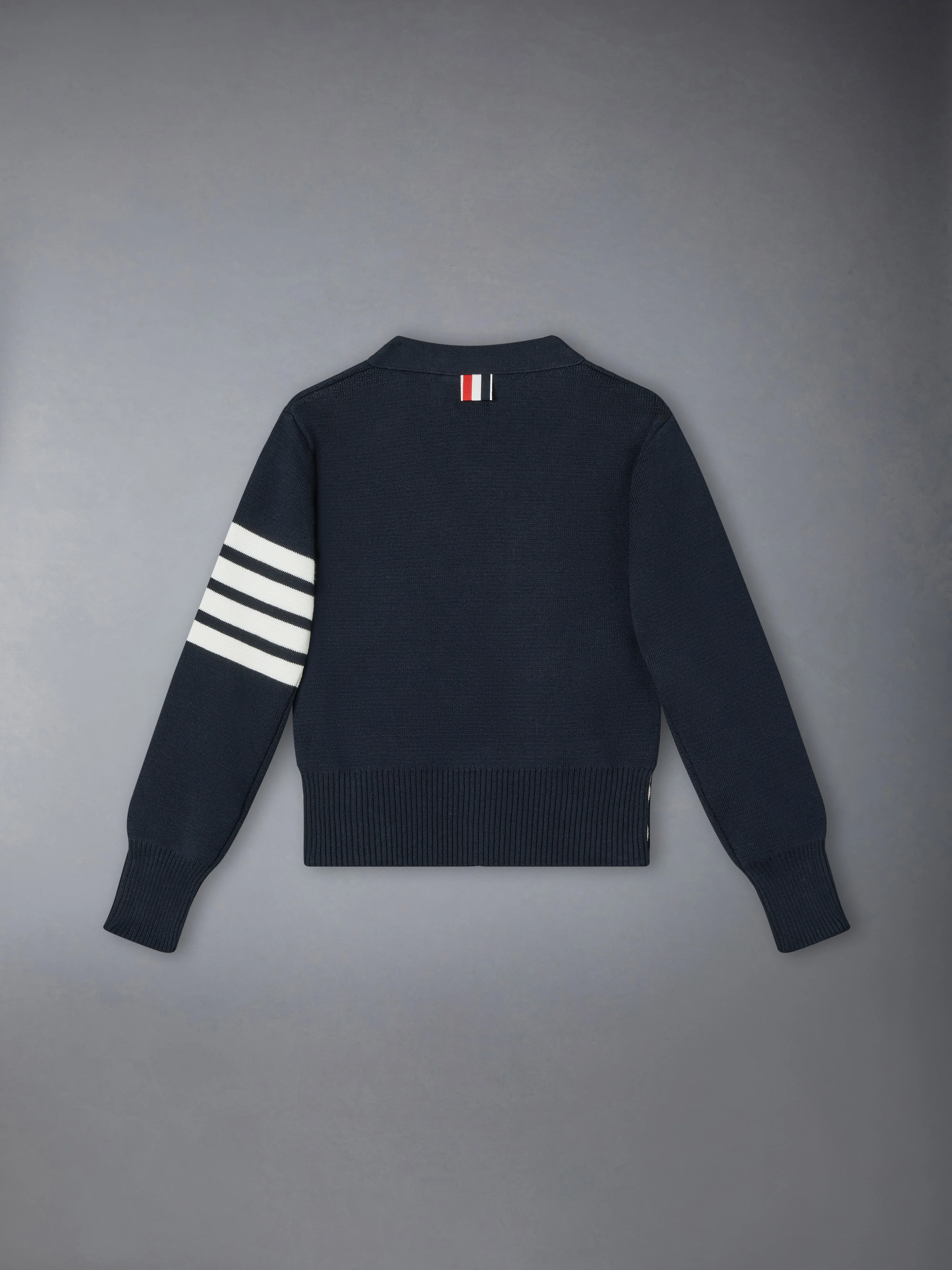 CHILDREN'S MILANO STITCH 4-BAR V-NECK CARDIGAN - Image 2