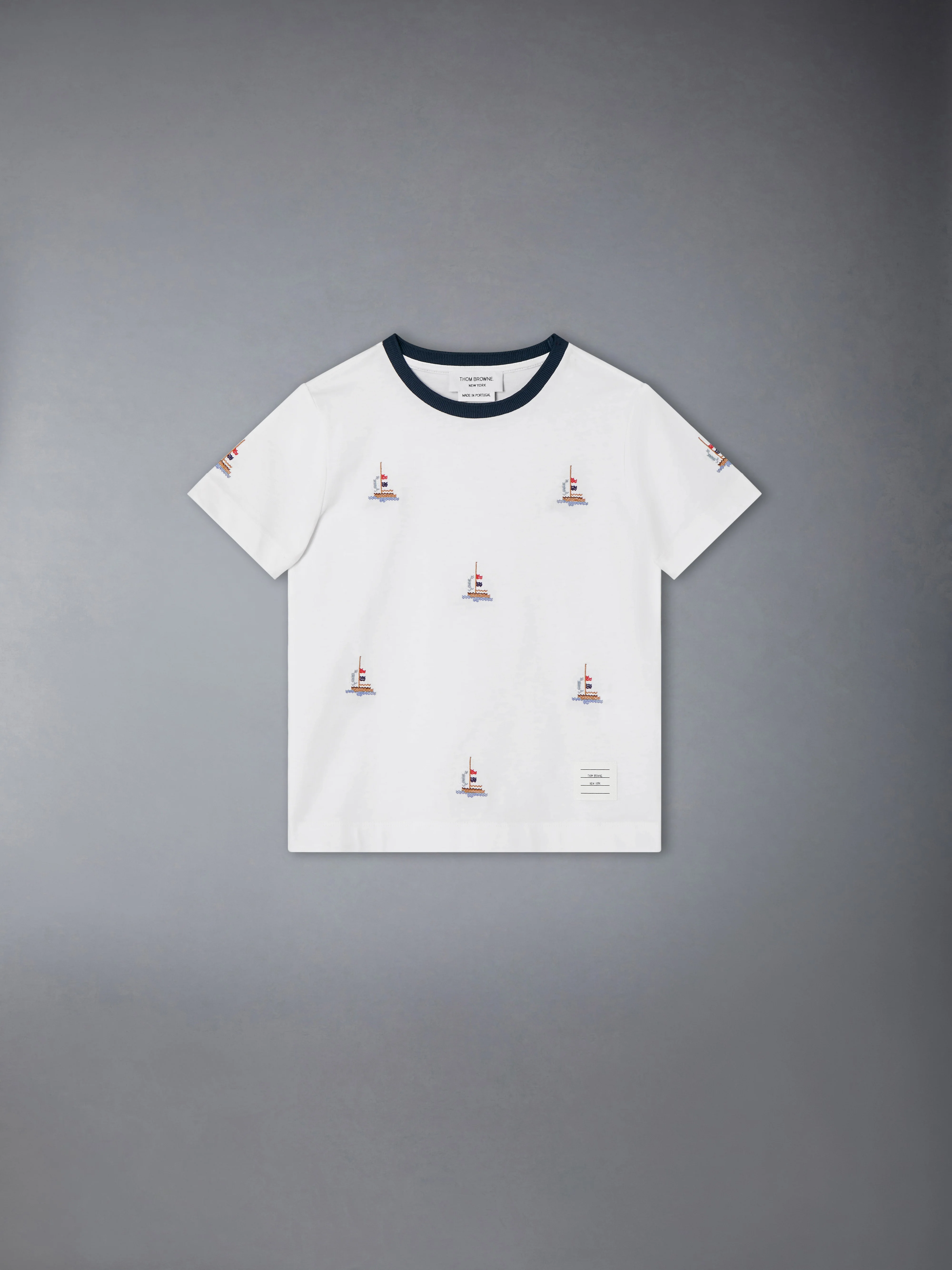 CHILDREN'S SAILBOAT STITCH TEE
