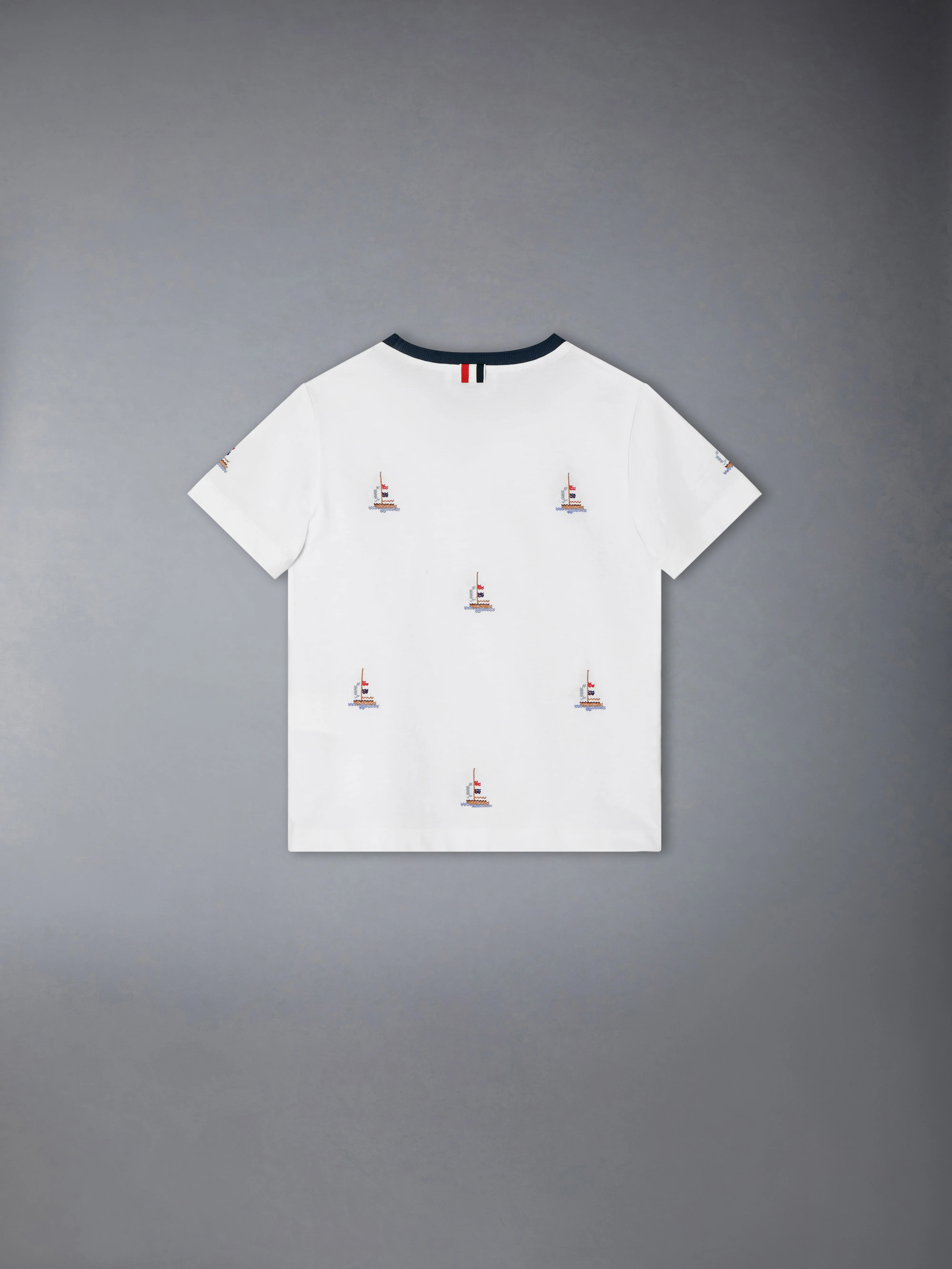 CHILDREN'S SAILBOAT STITCH TEE - Image 2