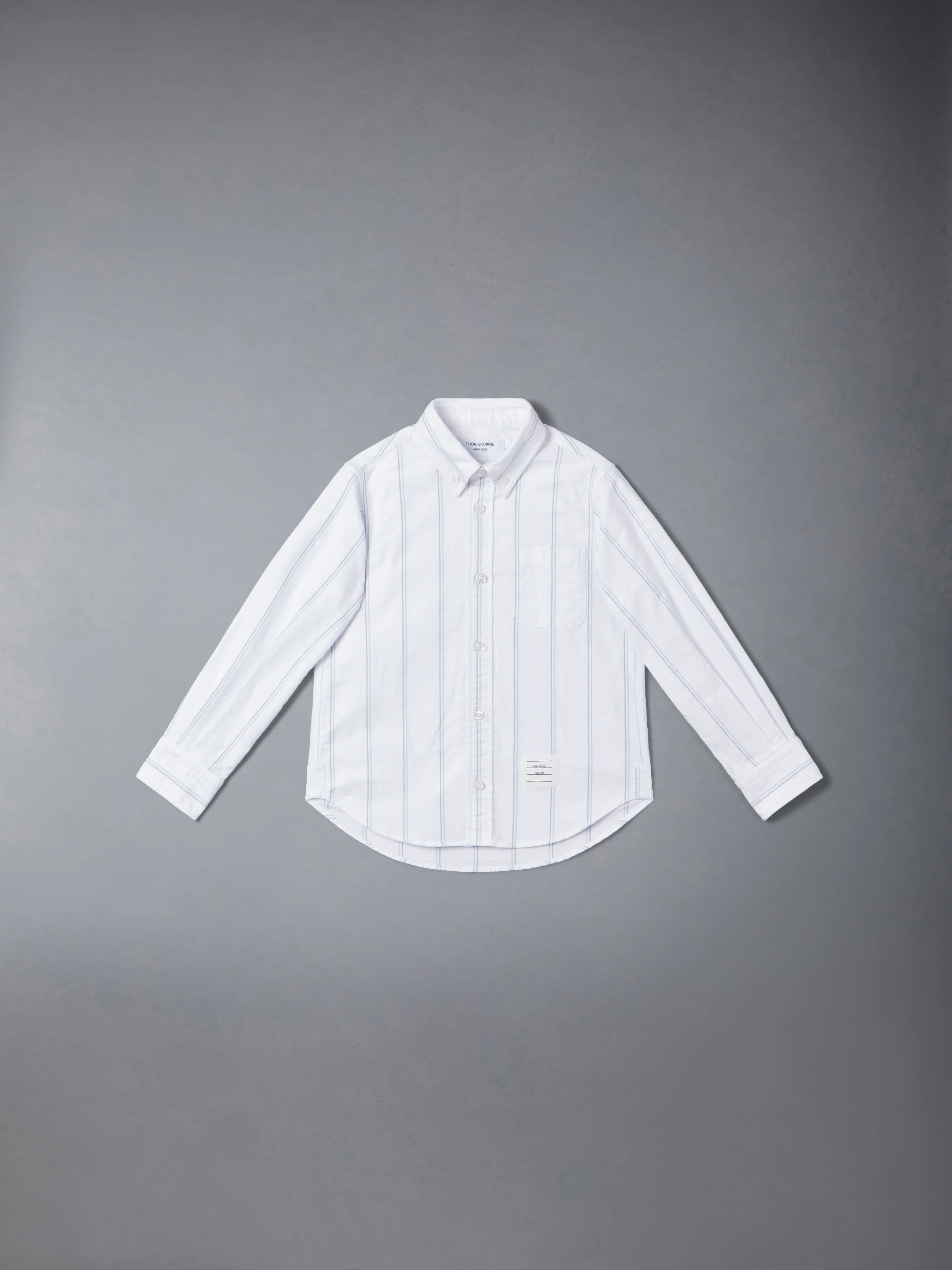CHILDREN'S SHADOW STRIPE ARMBAND OXFORD SHIRT