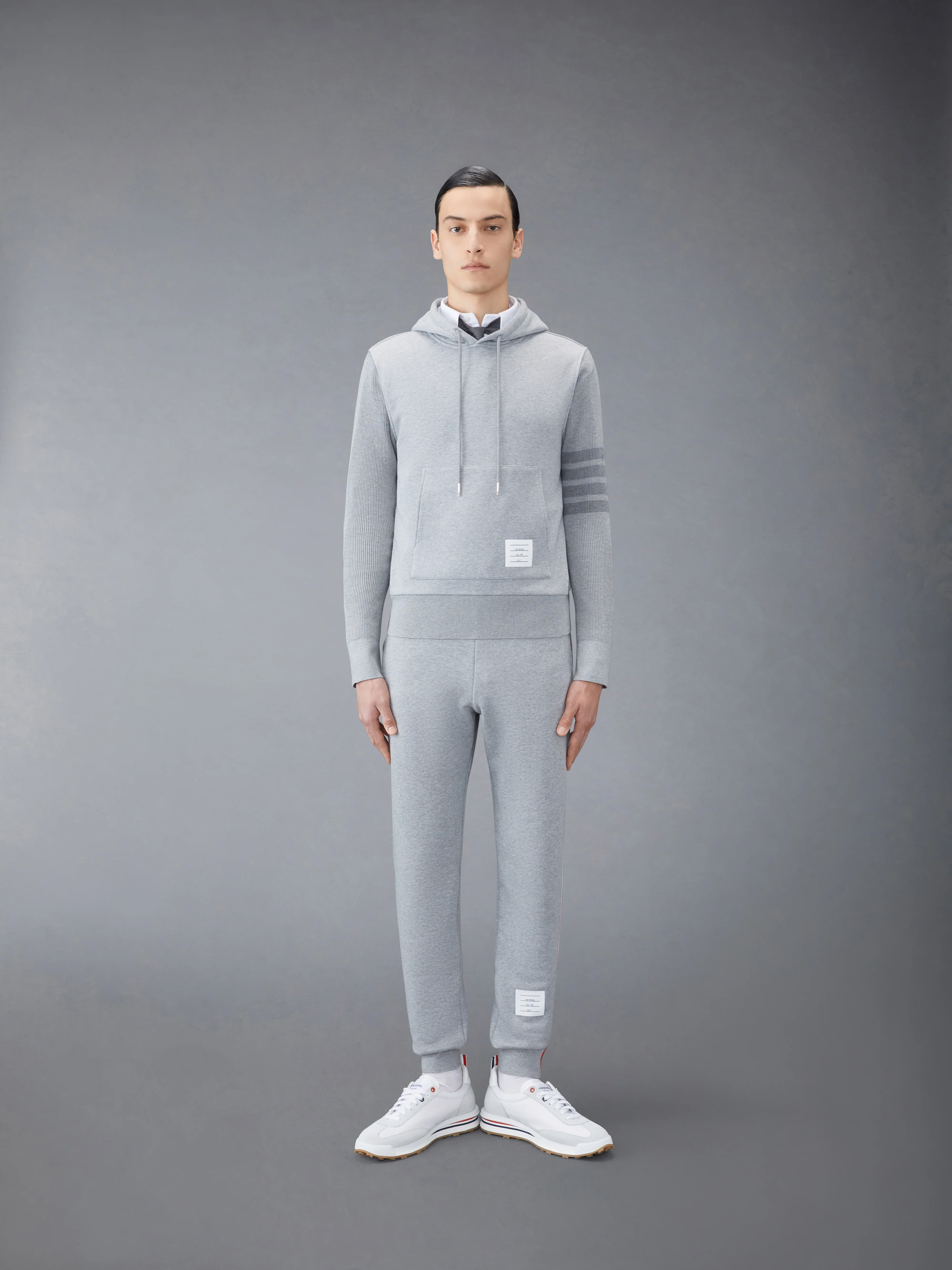 CLASSIC LOOPBACK 4-BAR HOODIE - Image 3