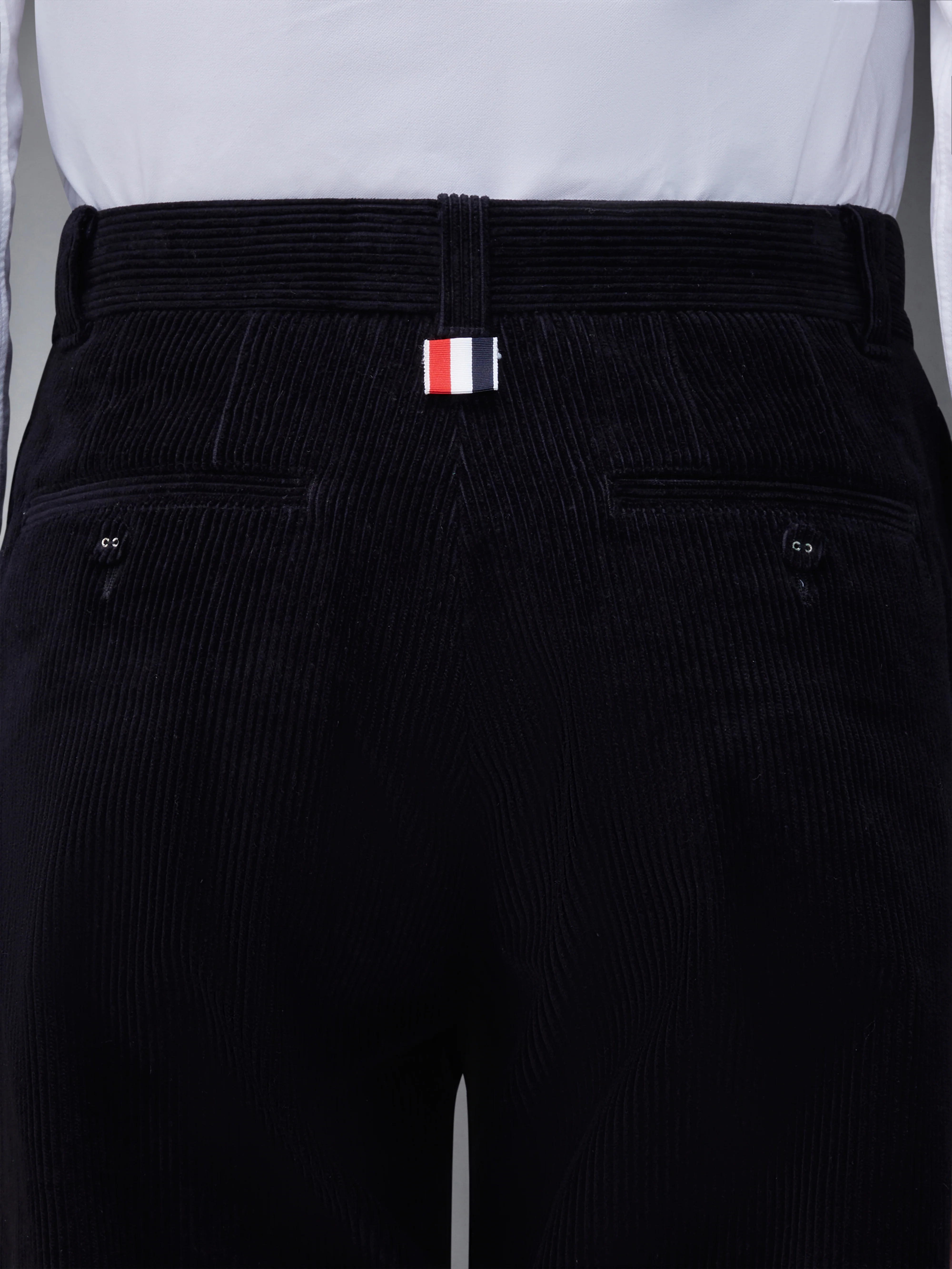 Corduroy Single Welt Pocket Straight Trouser - Image 4