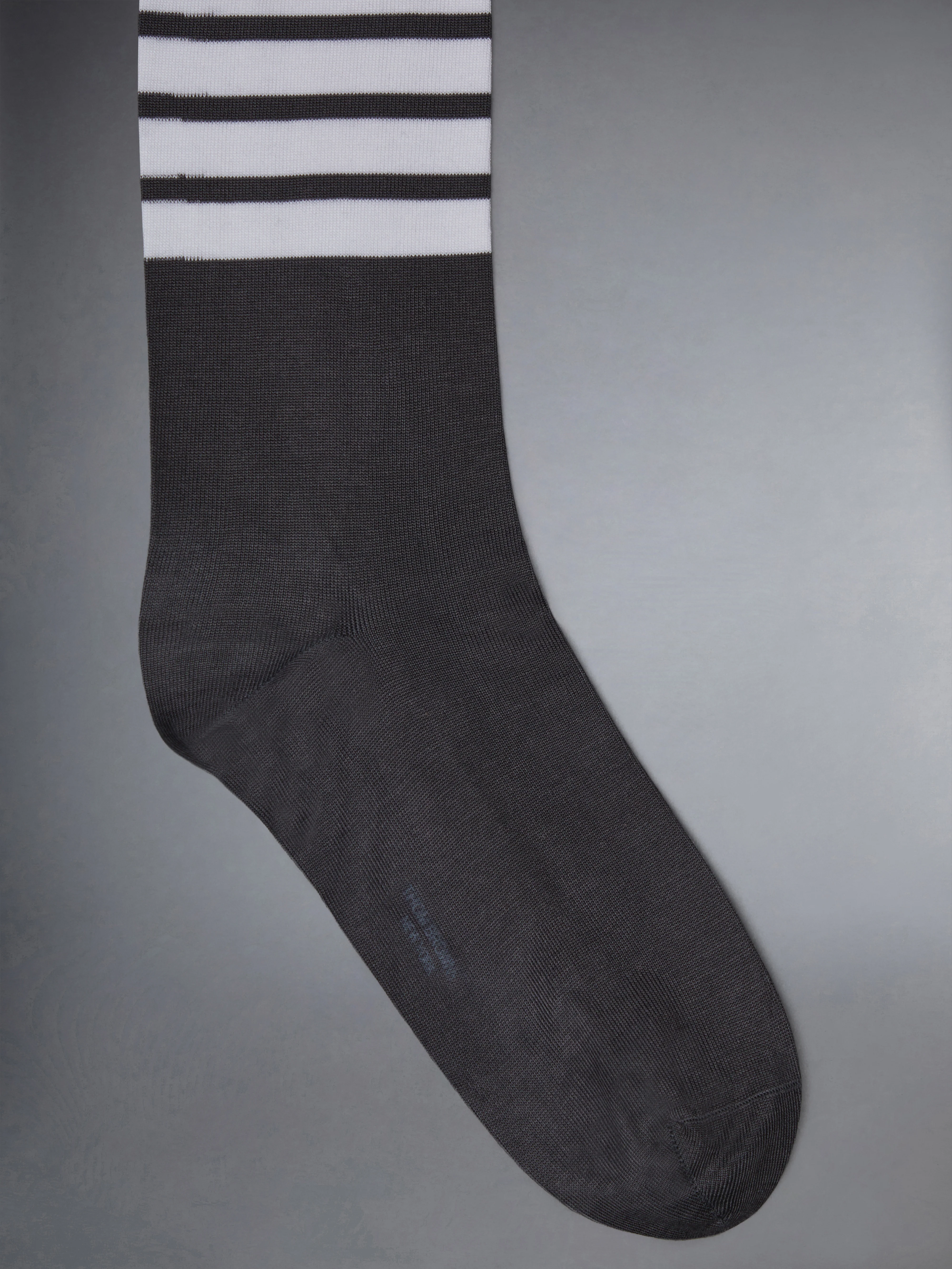 COTTON 4-BAR MID CALF SOCK - Image 2