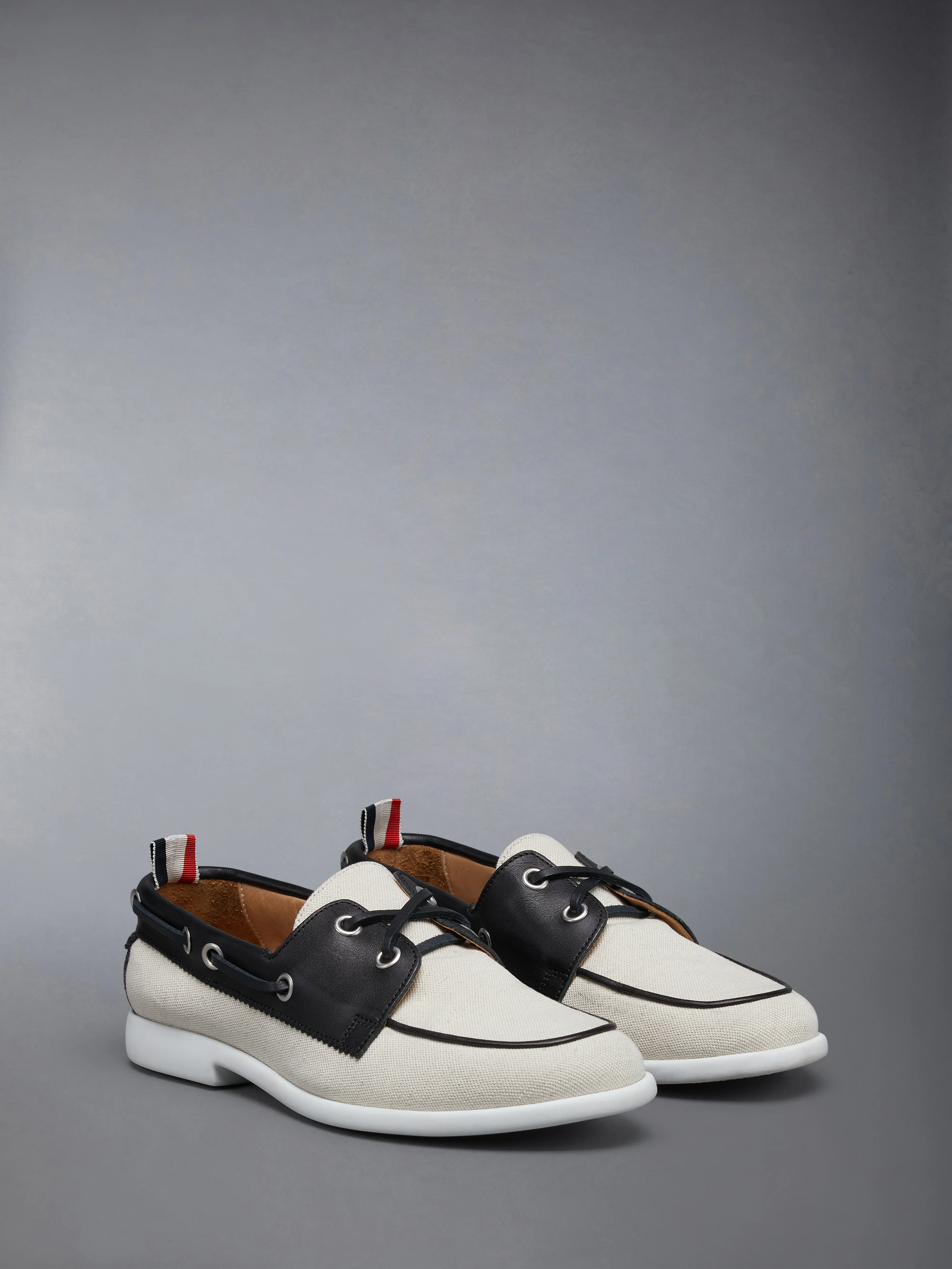 COTTON CANVAS BOAT SHOE - Image 2