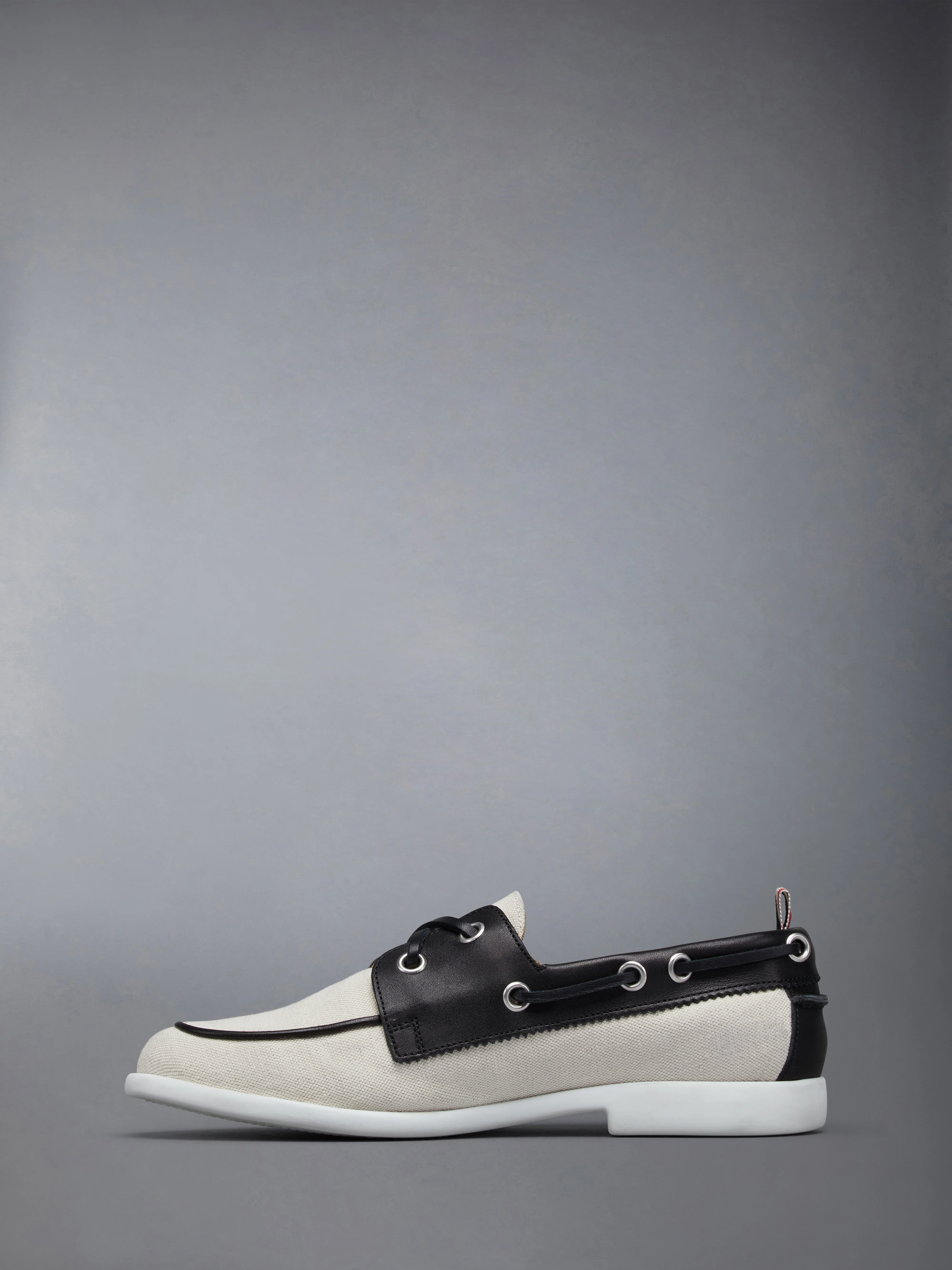 COTTON CANVAS BOAT SHOE - Image 3