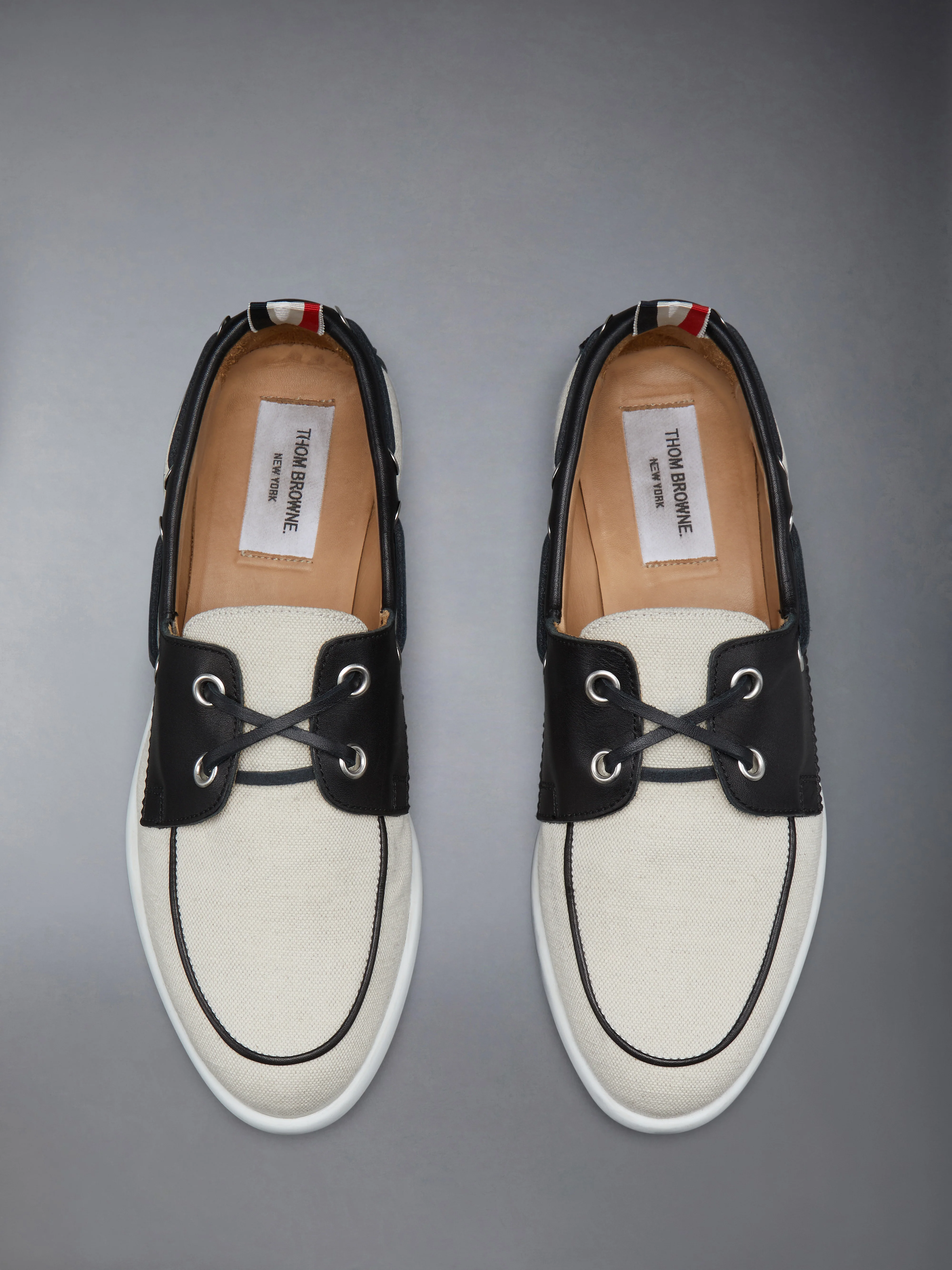 COTTON CANVAS BOAT SHOE - Image 5