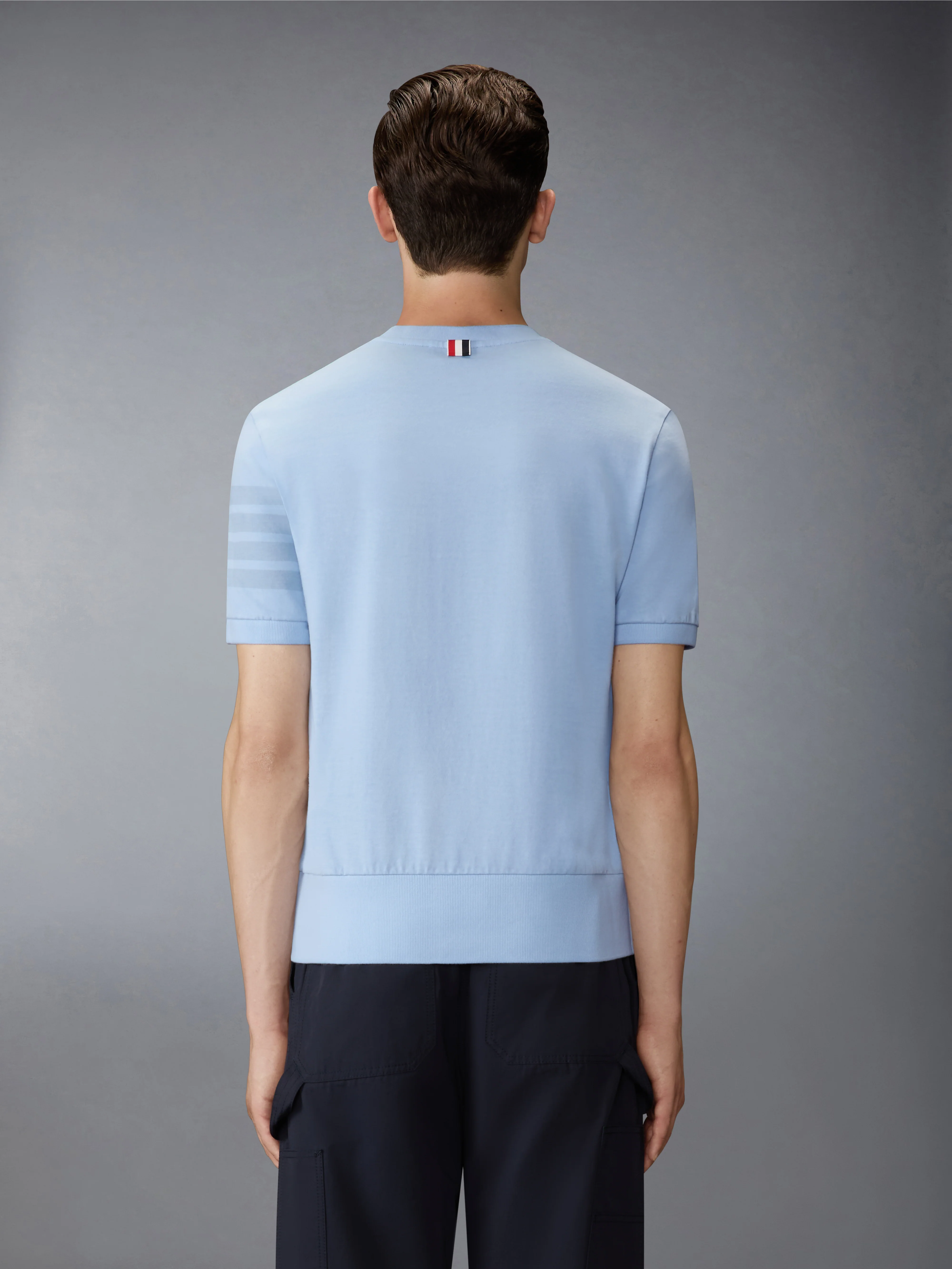 COTTON JERSEY 4-BAR TEE - Image 2