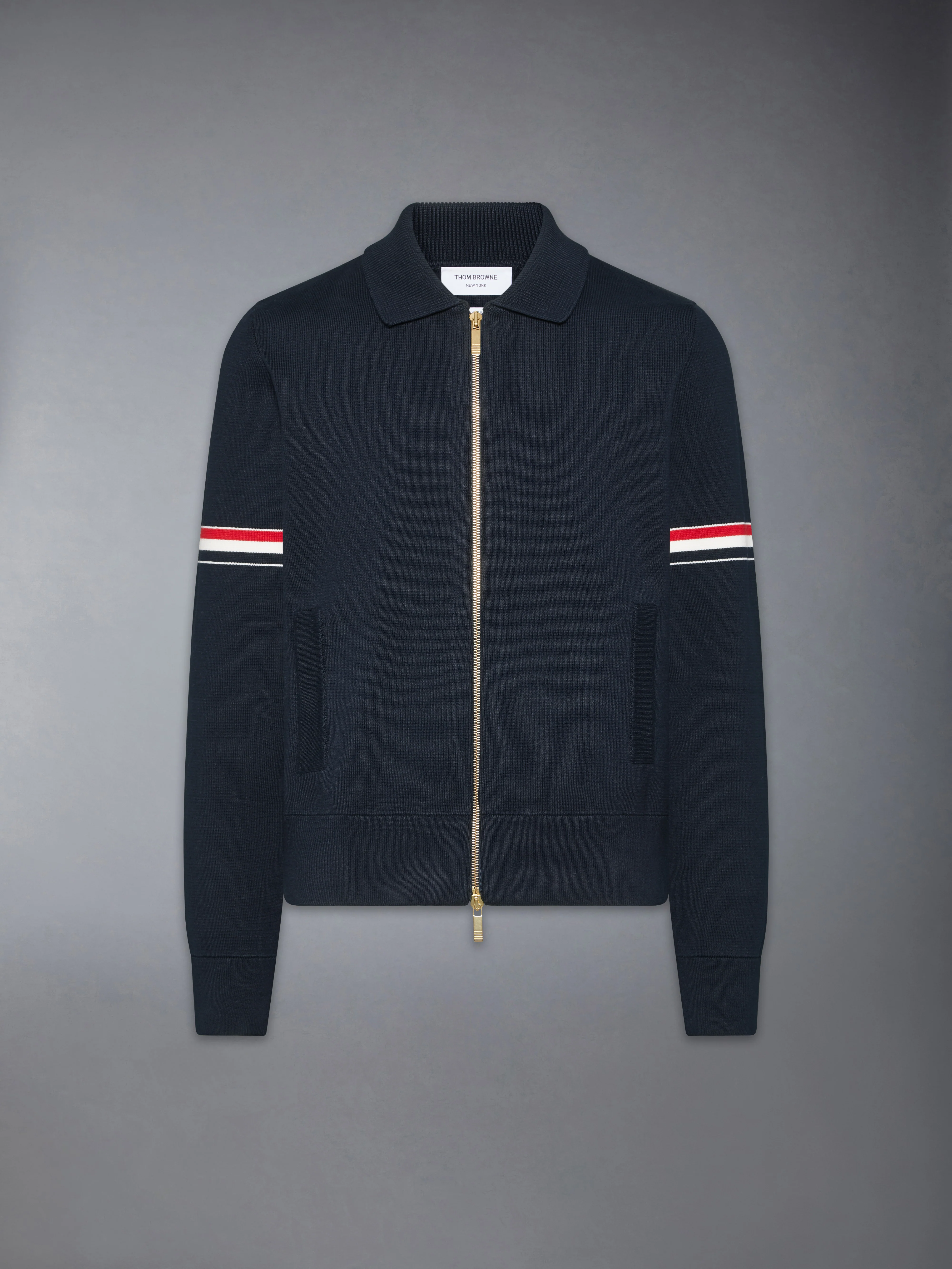 COTTON MILANO STITCH ARMBAND BOMBER JACKET - Image 6