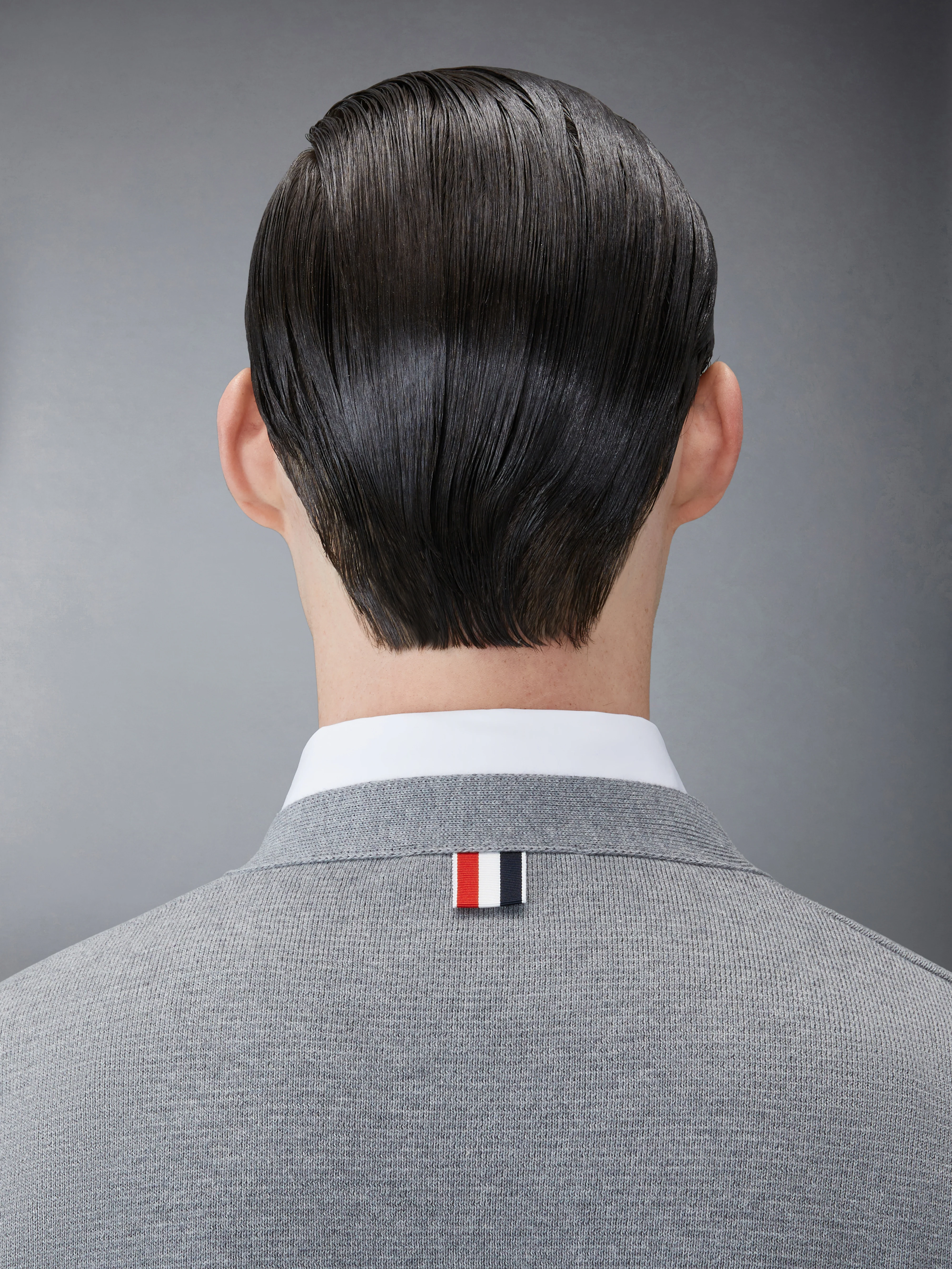COTTON MILANO STITCH V-NECK CARDIGAN - Image 5