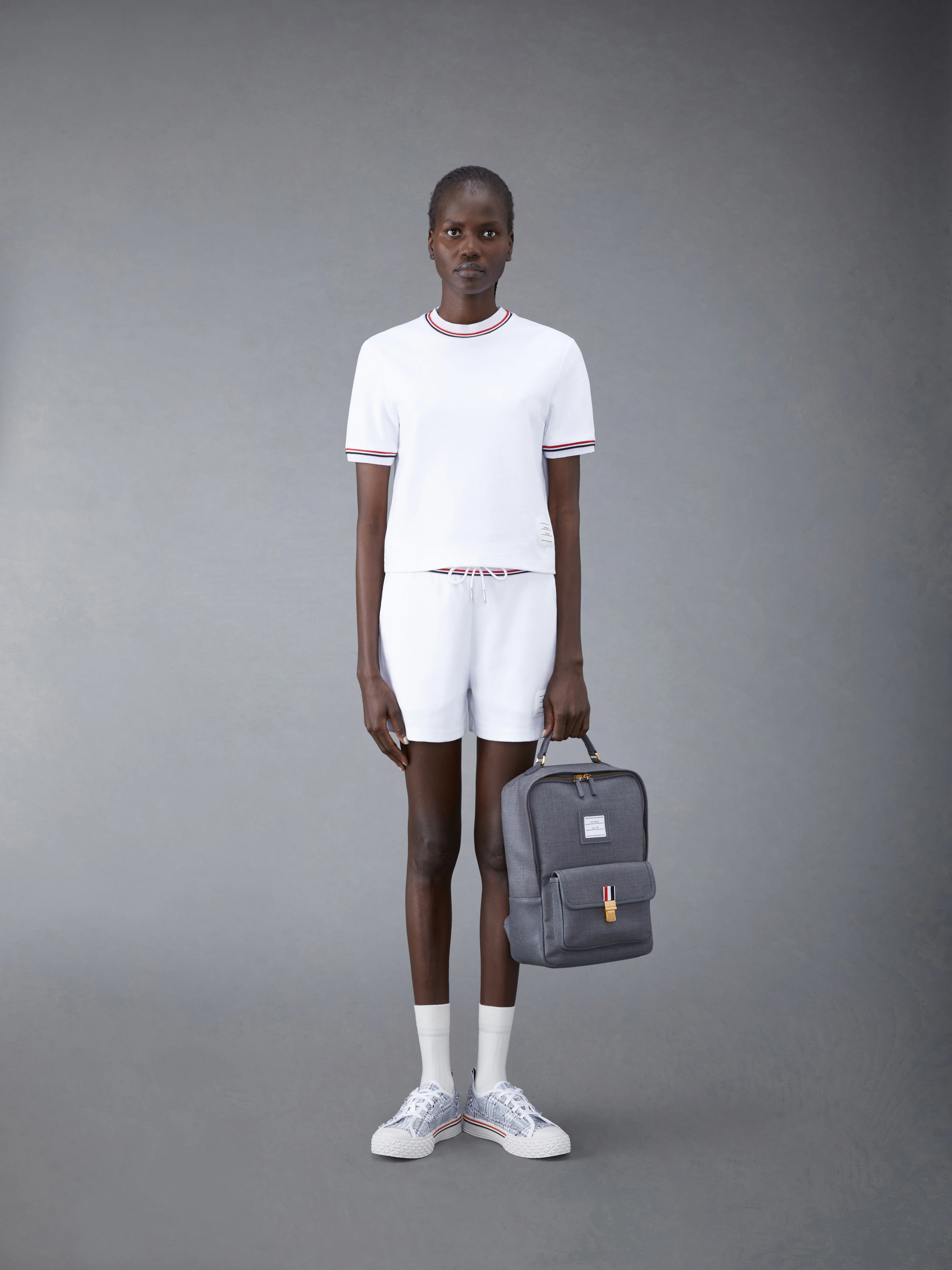 Cotton Milano Stripe Sweatshorts - Image 4