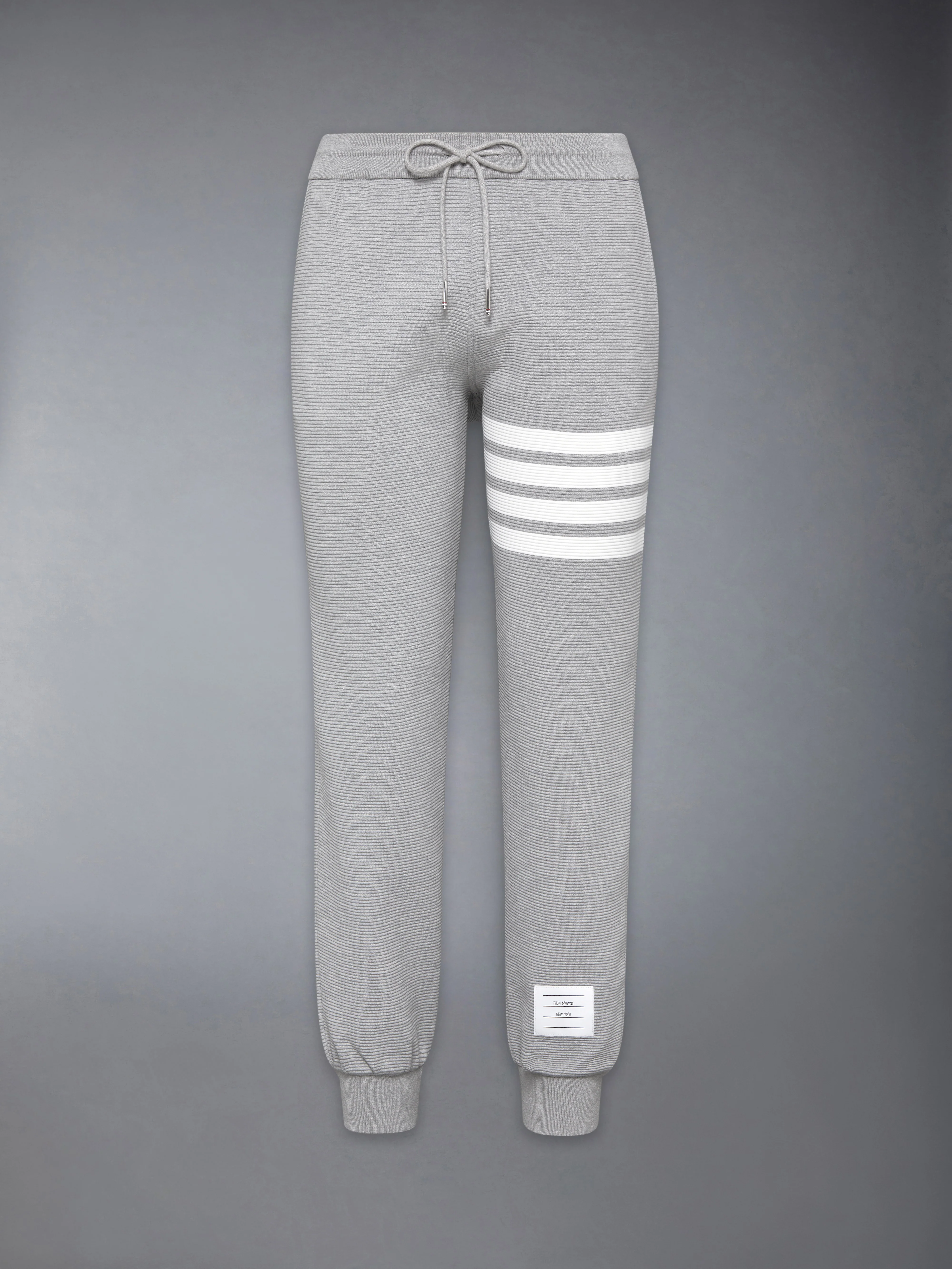 COTTON OTTOMAN RIB 4-BAR SWEATPANTS - Image 7