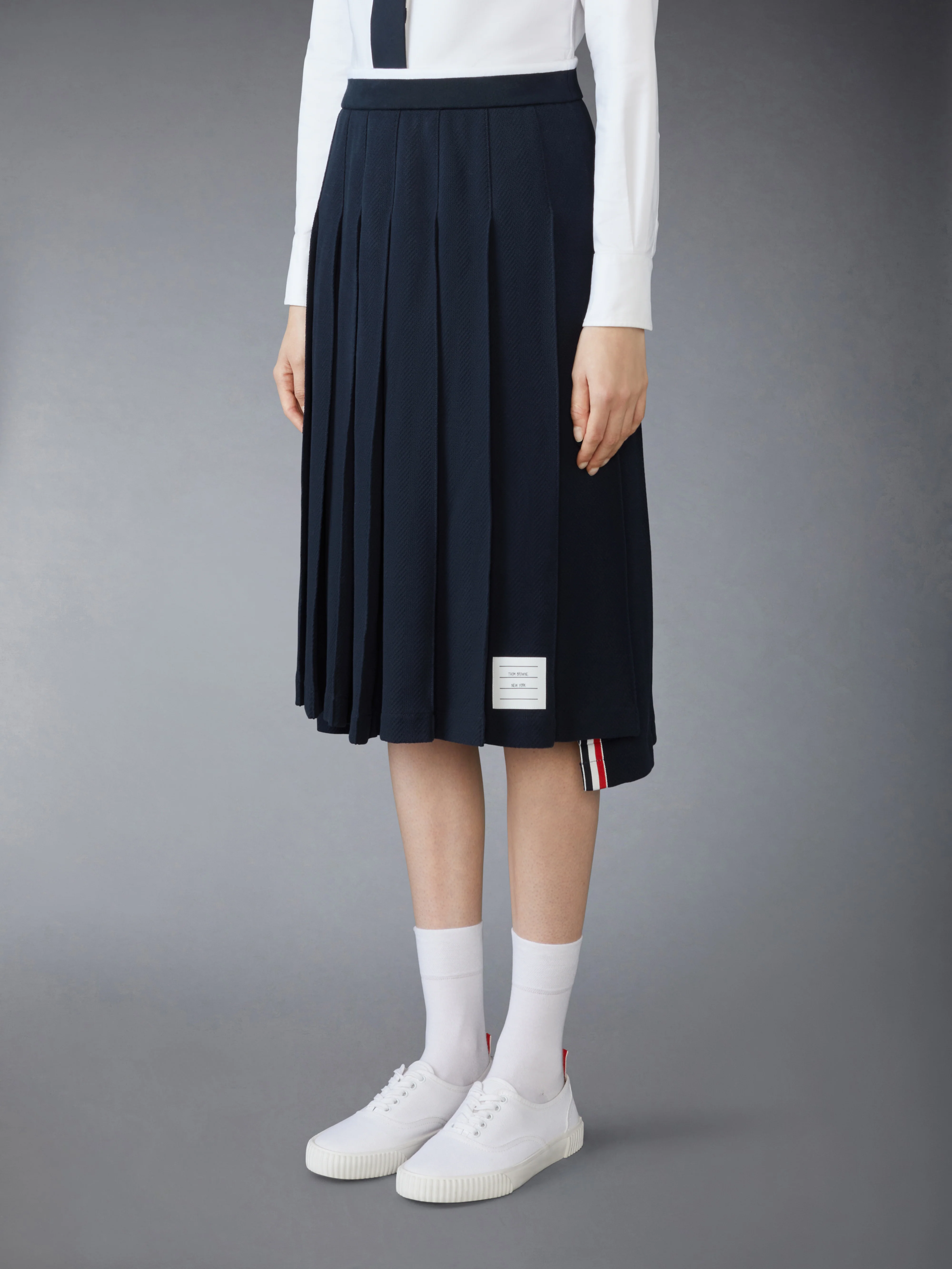 COTTON PLEATED SKIRT - Image 2