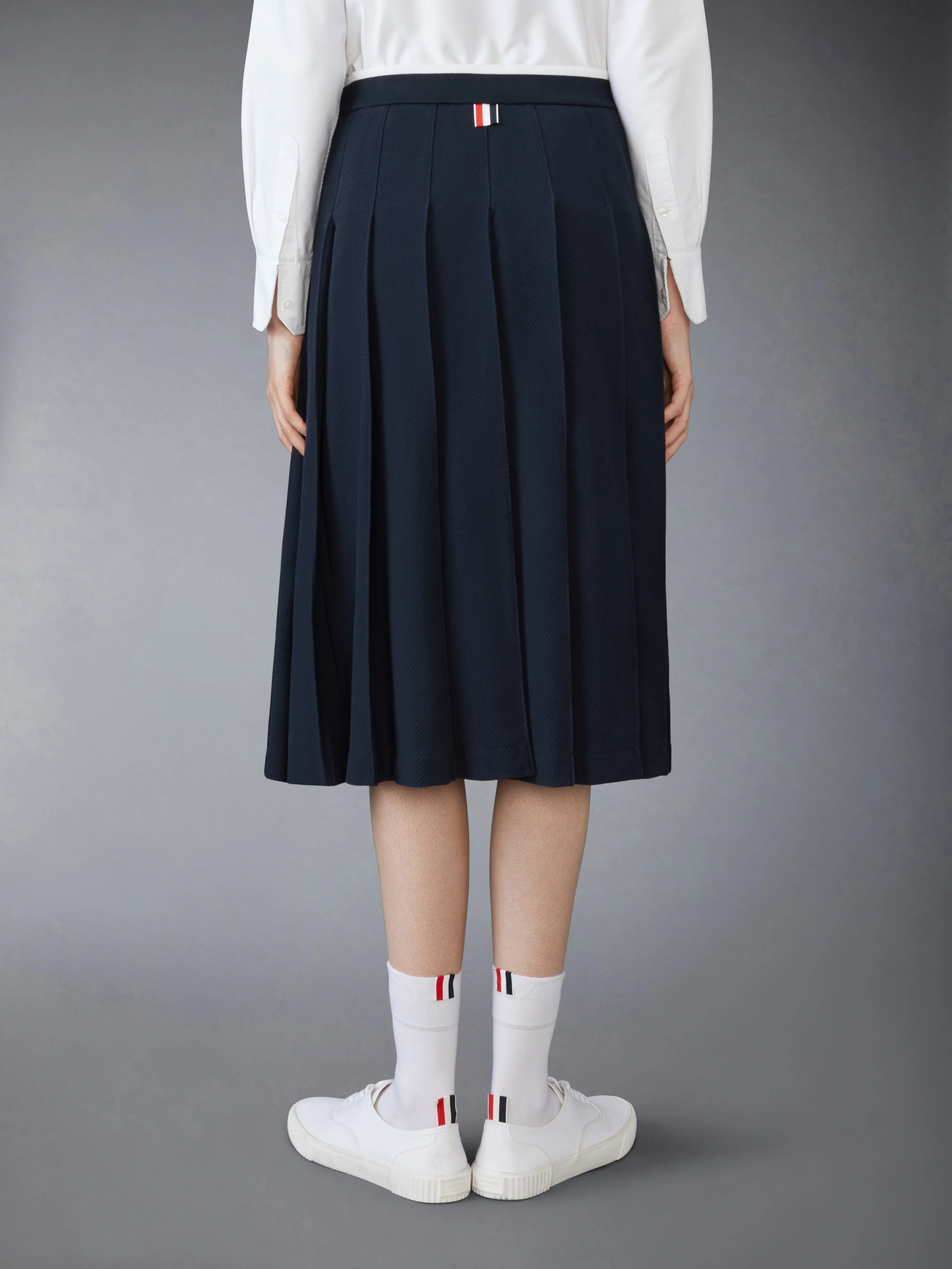 COTTON PLEATED SKIRT - Image 3